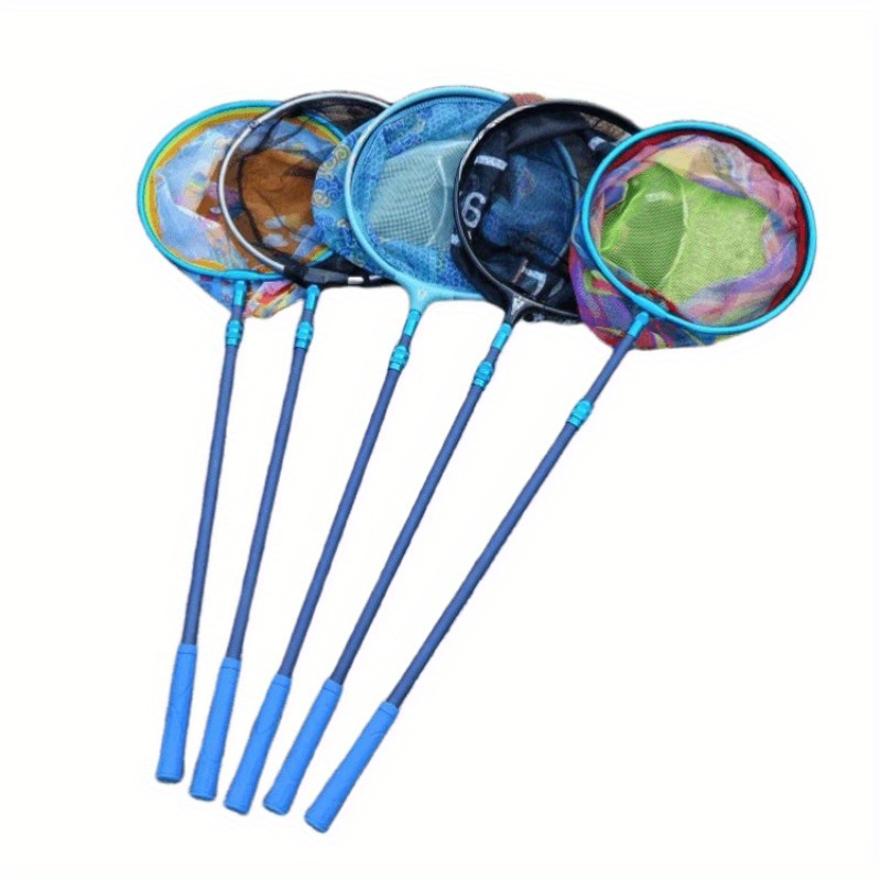 Kids Butterfly Catching Net, Metal Frame Insect Net with Extendable Handle for Catching Butterflies Dragonflies Fish, Outdoor Toy for Kids Ages 6-12