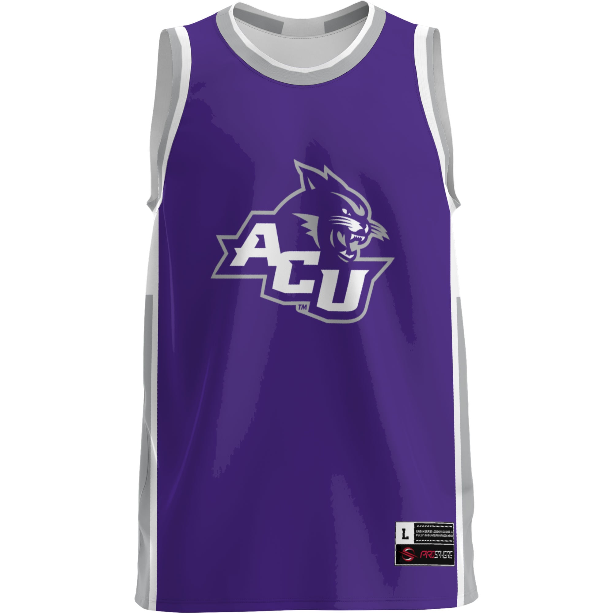 Abilene Christian University Wildcats Lightweight Basketball Jersey Purple - front view