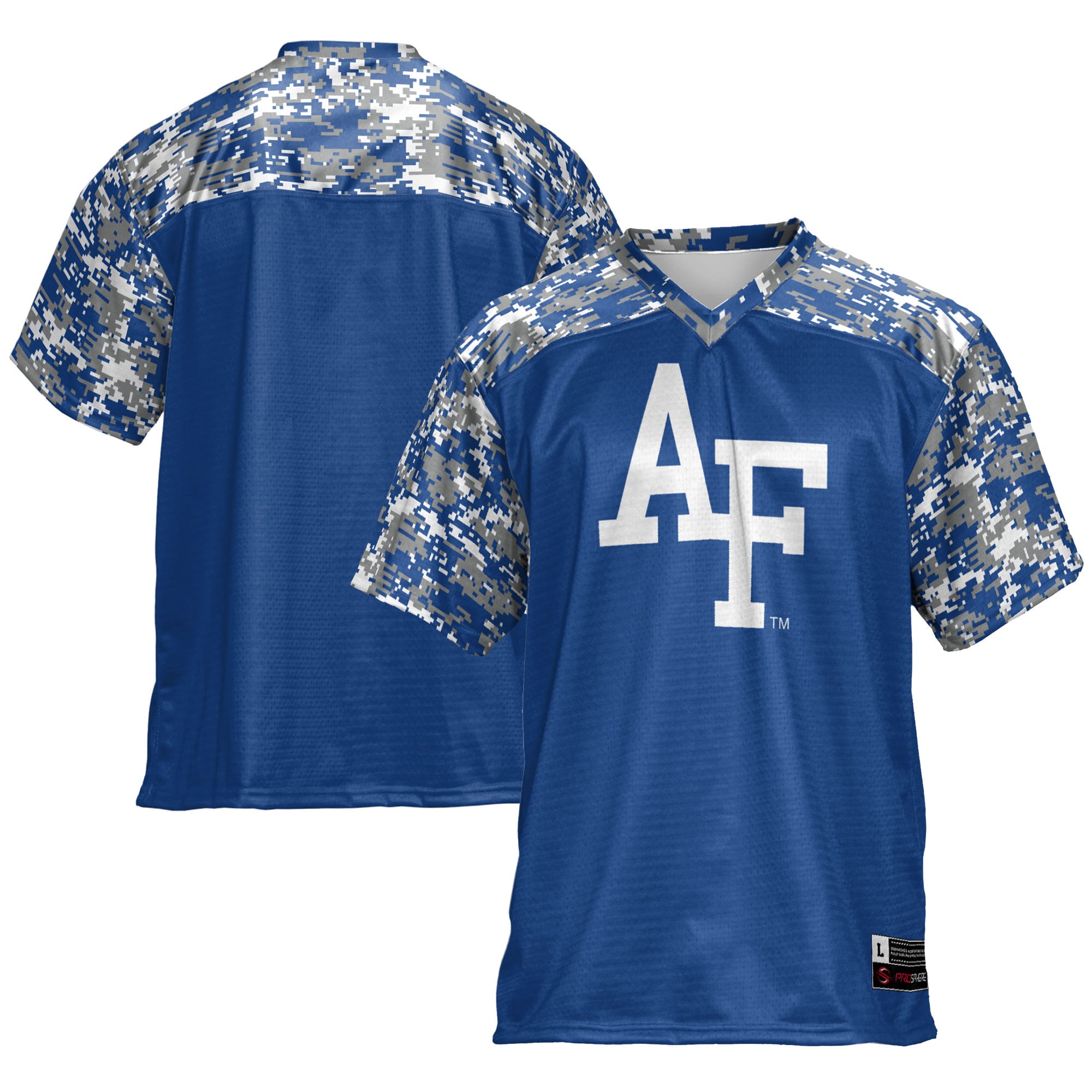 Air Force Falcons Football Jersey Blue - front and back view