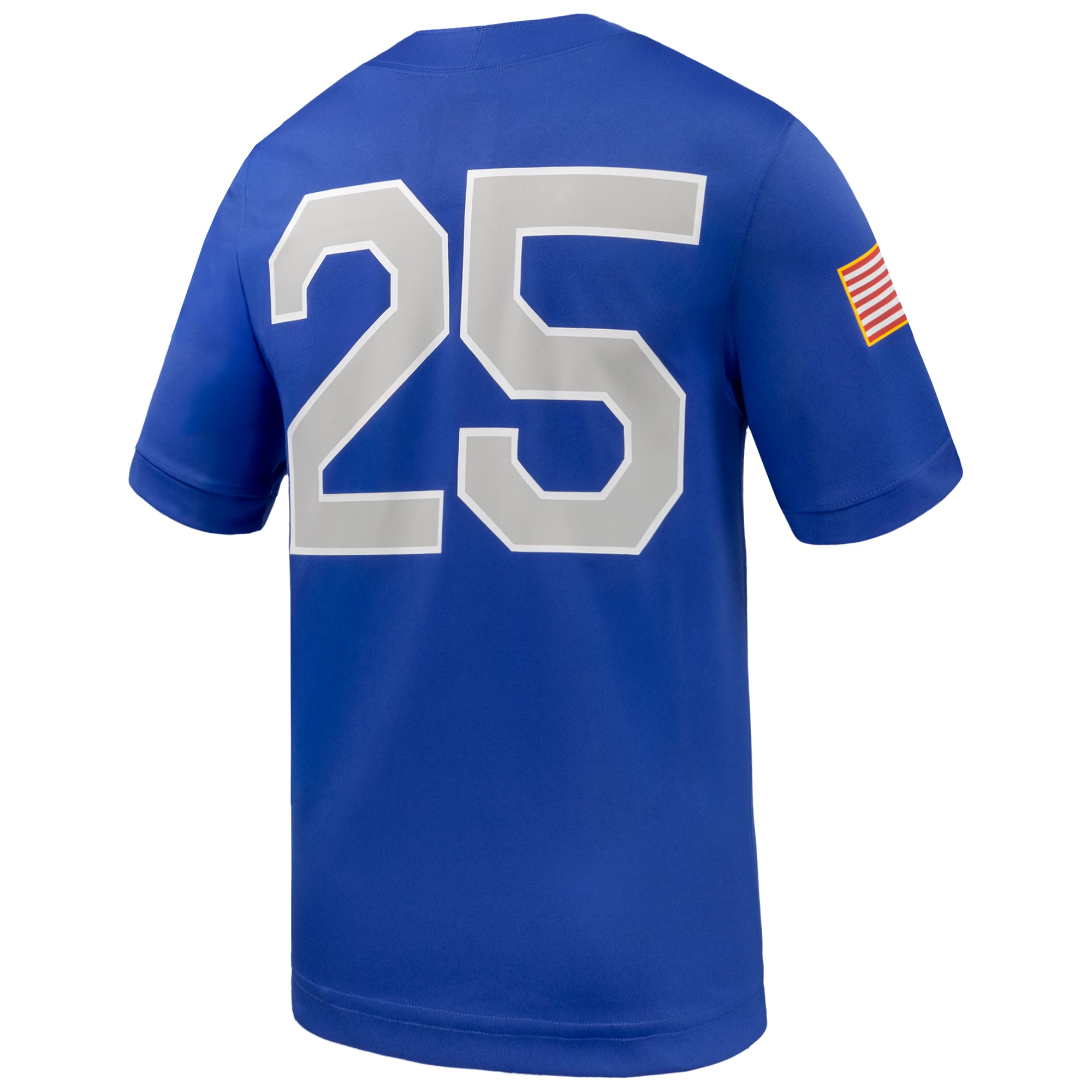 #25 Air Force Falcons Football Jersey Royal - back view