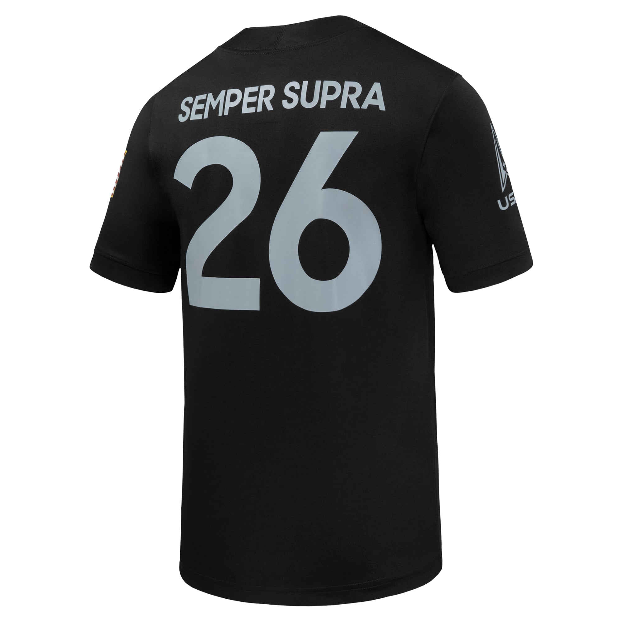 Air Force Falcons Space Force Football Jersey Black - back view