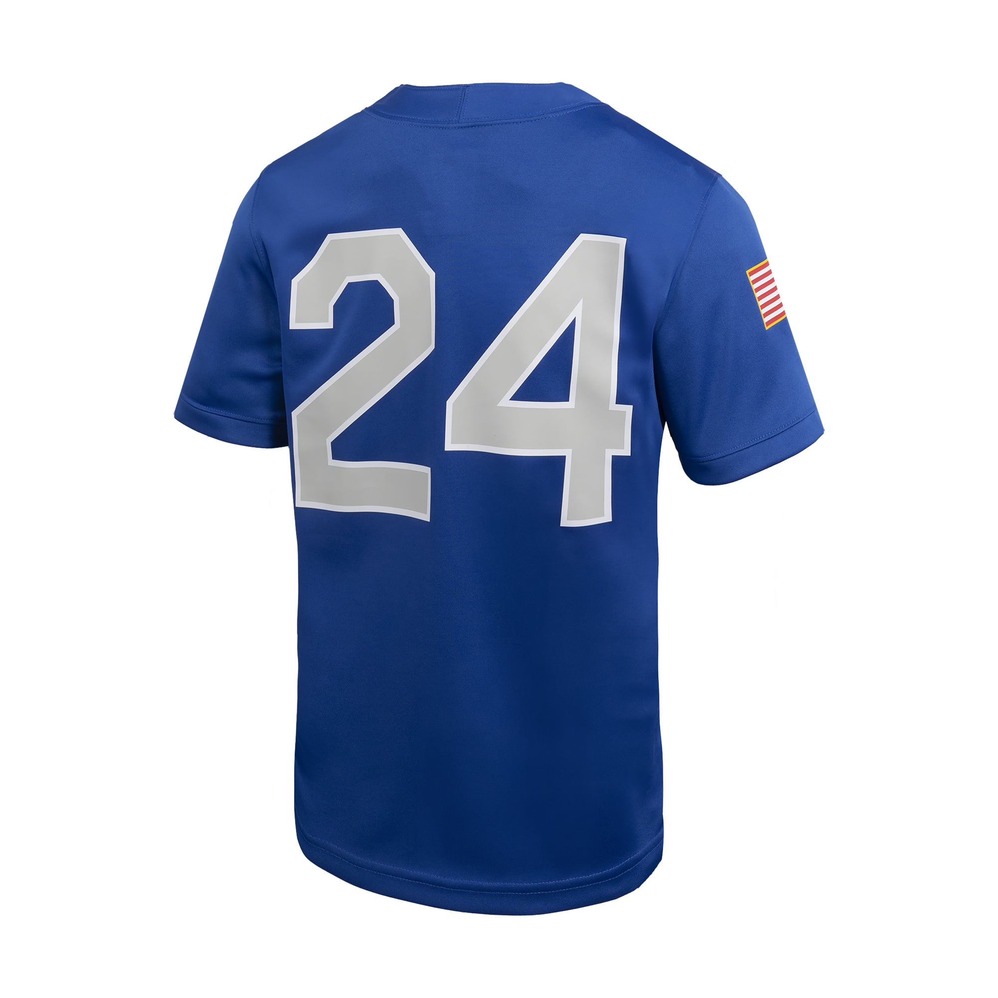 #24 Air Force Falcons Youth Football Jersey Royal - back view