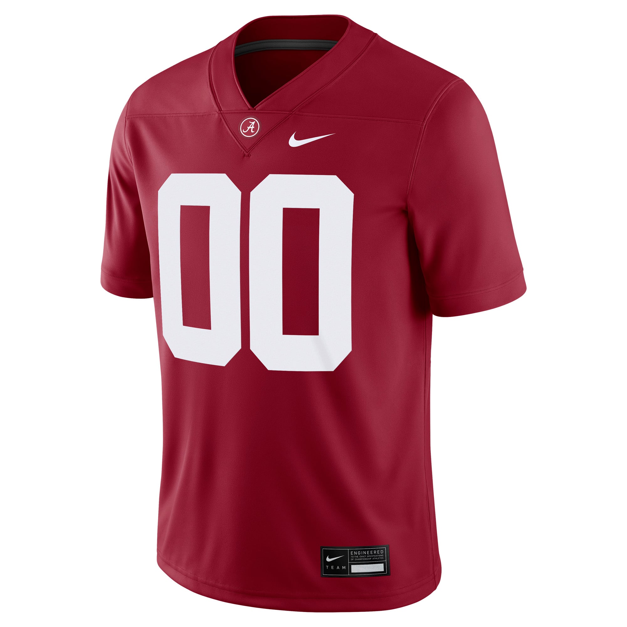 Alabama Crimson Tide Custom Football Jersey Crimson - front view