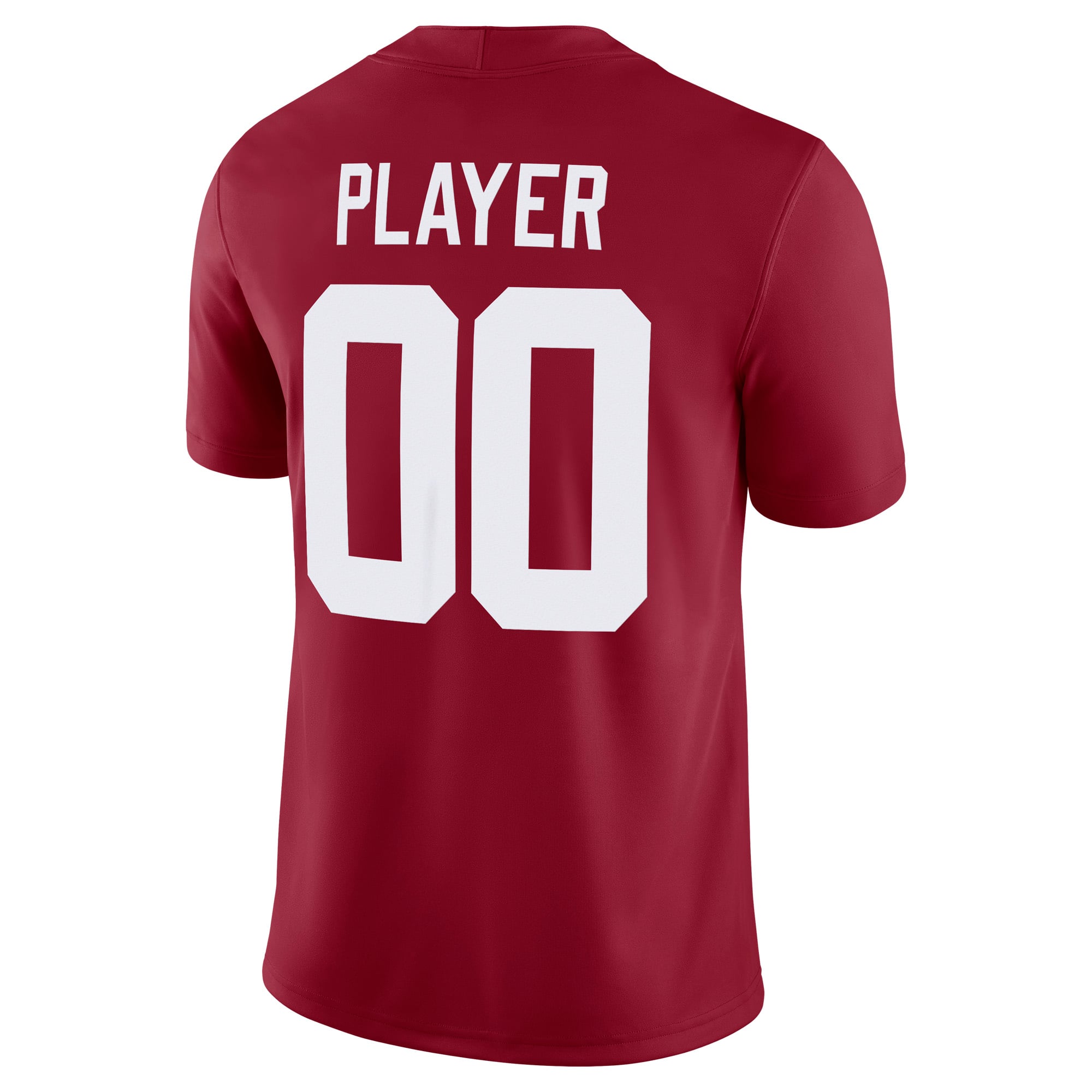 Alabama Crimson Tide Football Jersey Crimson - back view