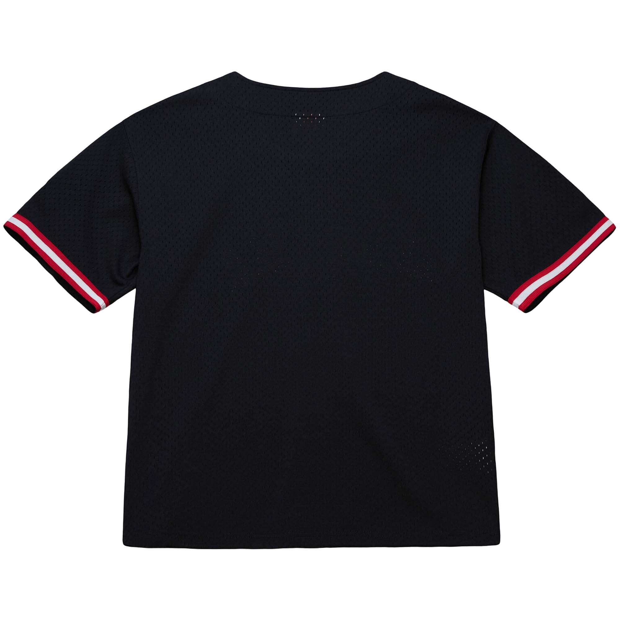 Alabama Crimson Tide On The Clock Full-Button Fashion Jersey Black - back view