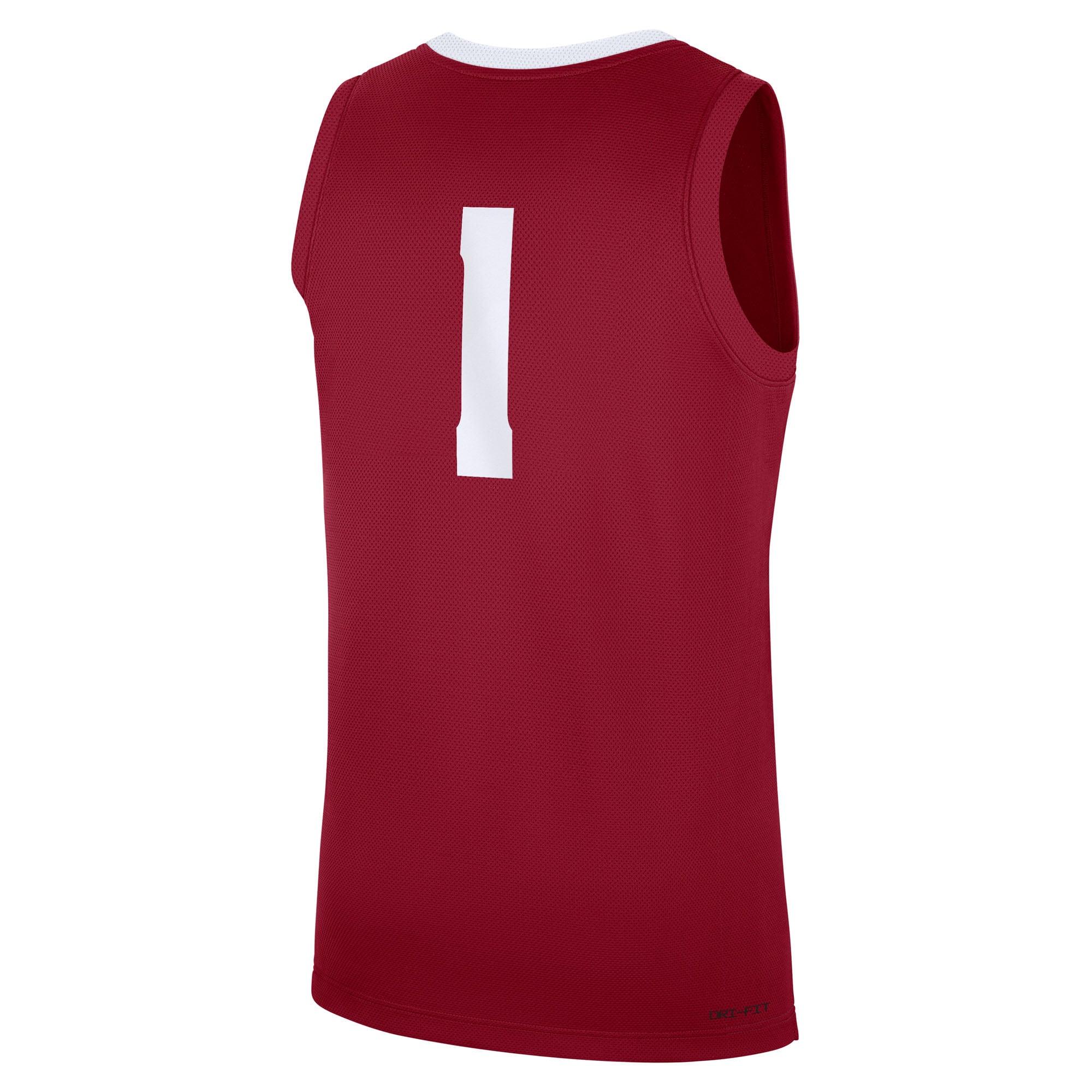 #1 Alabama Crimson Tide Road Jersey Crimson - back view