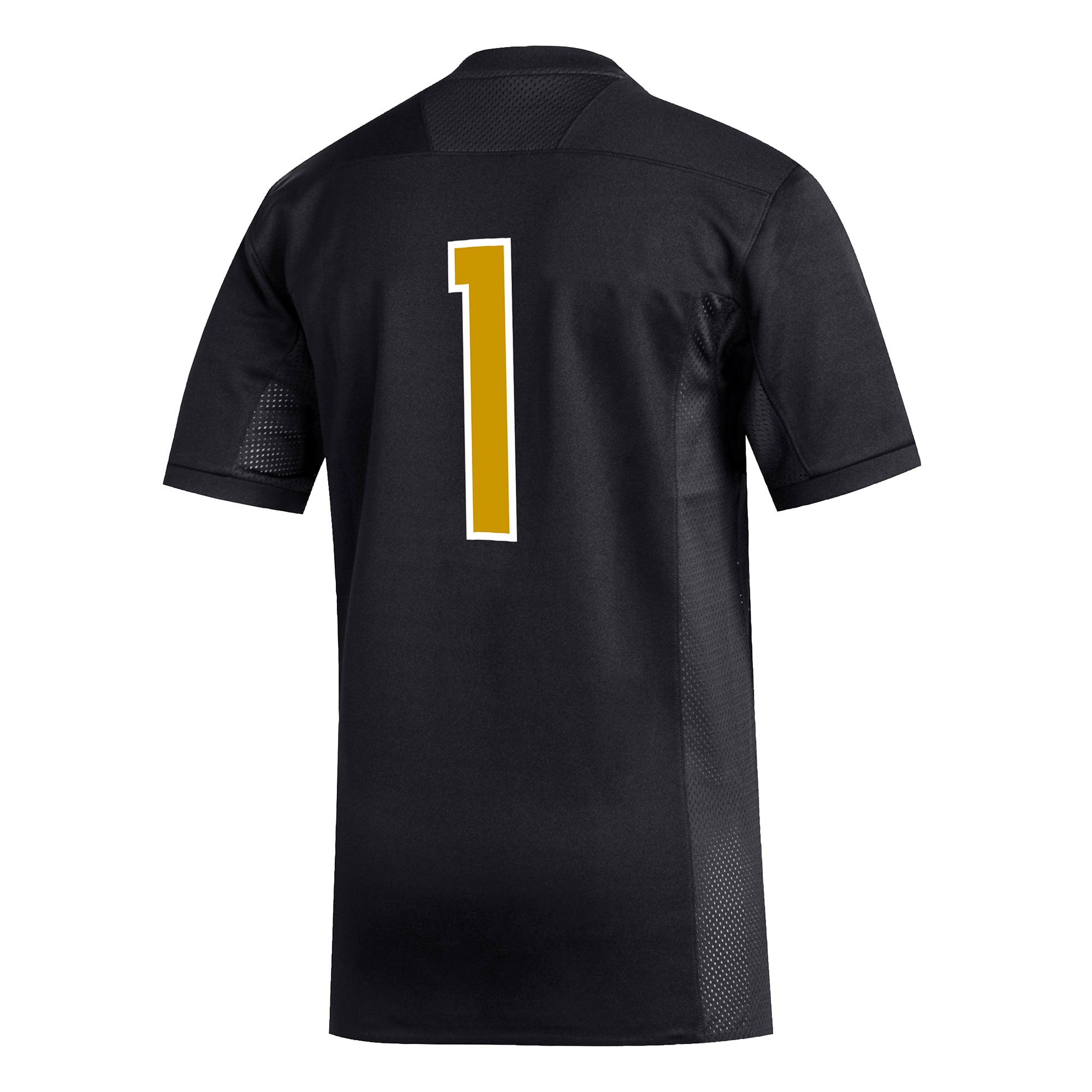 #1 Alabama State Hornets Football Jersey Black - back view