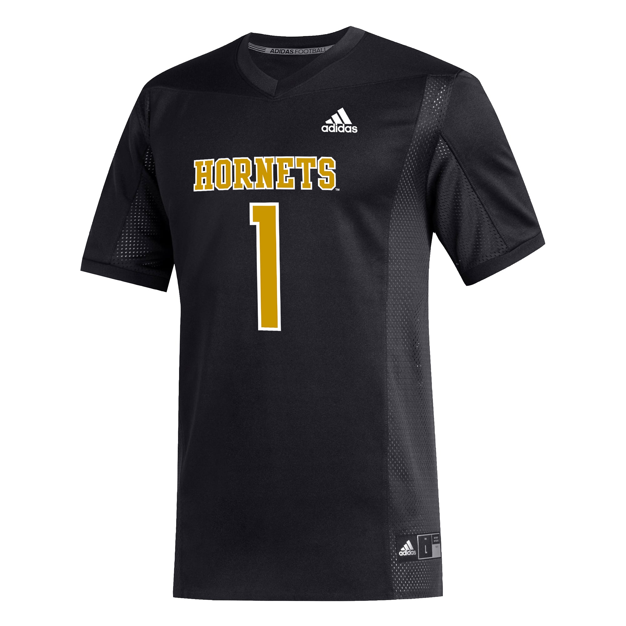 #1 Alabama State Hornets Football Jersey Black - front view