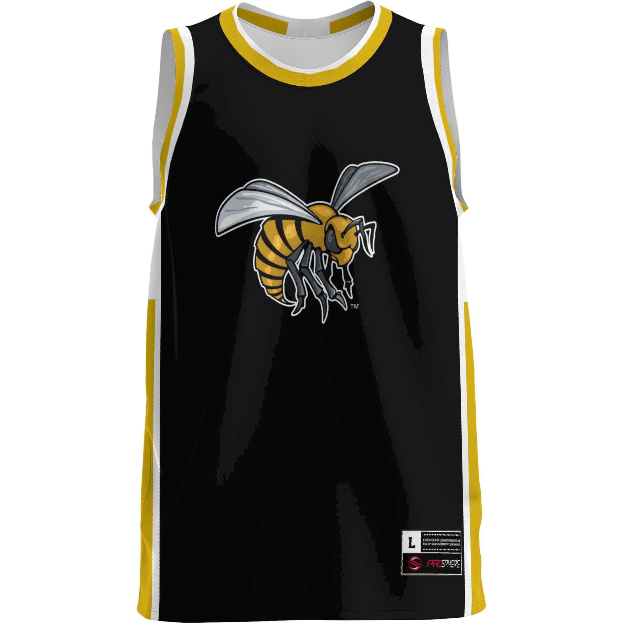 Alabama State Hornets Lightweight Basketball Jersey Gold - front view