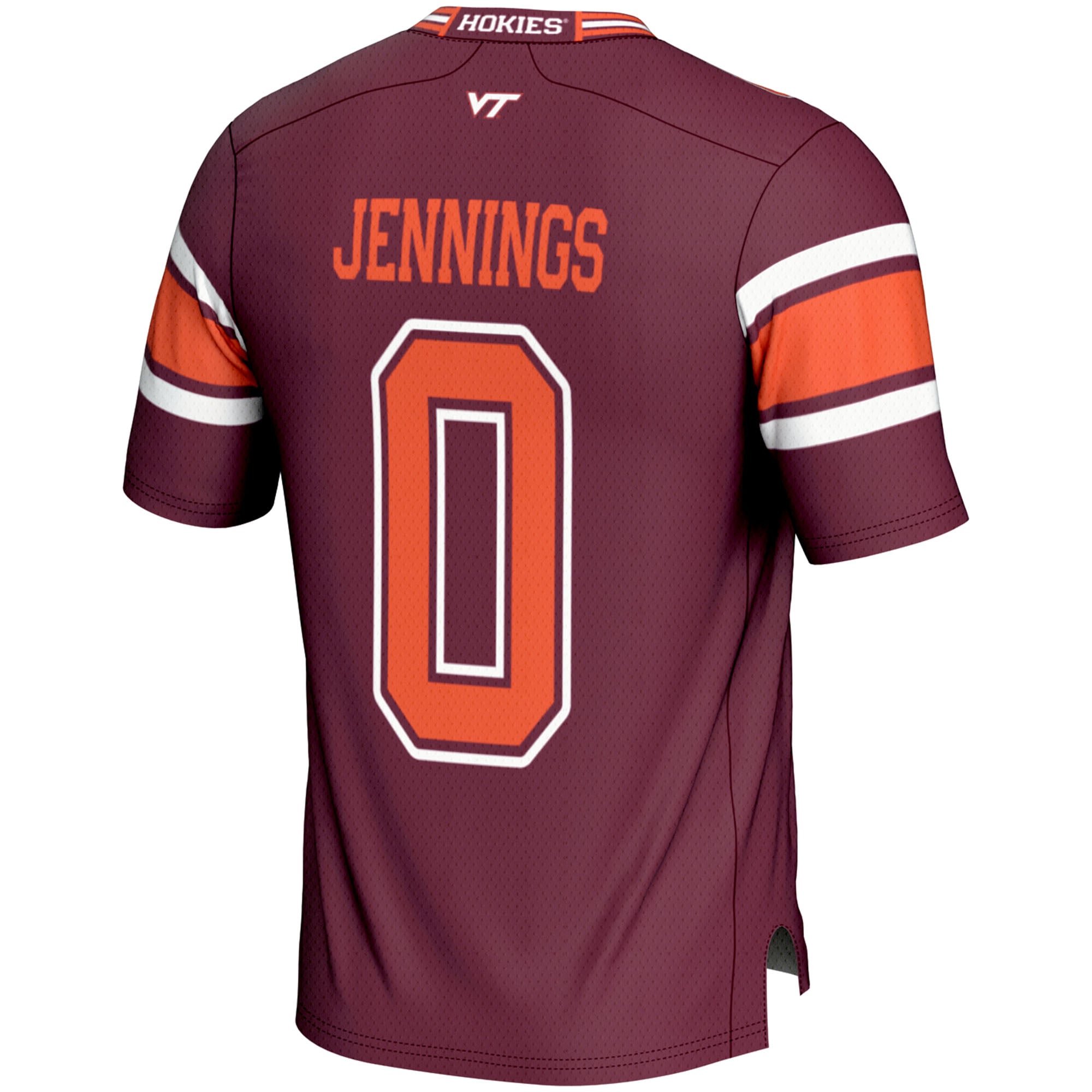 Ali Jennings Virginia Tech Hokies Player Football Jersey Maroon - back view