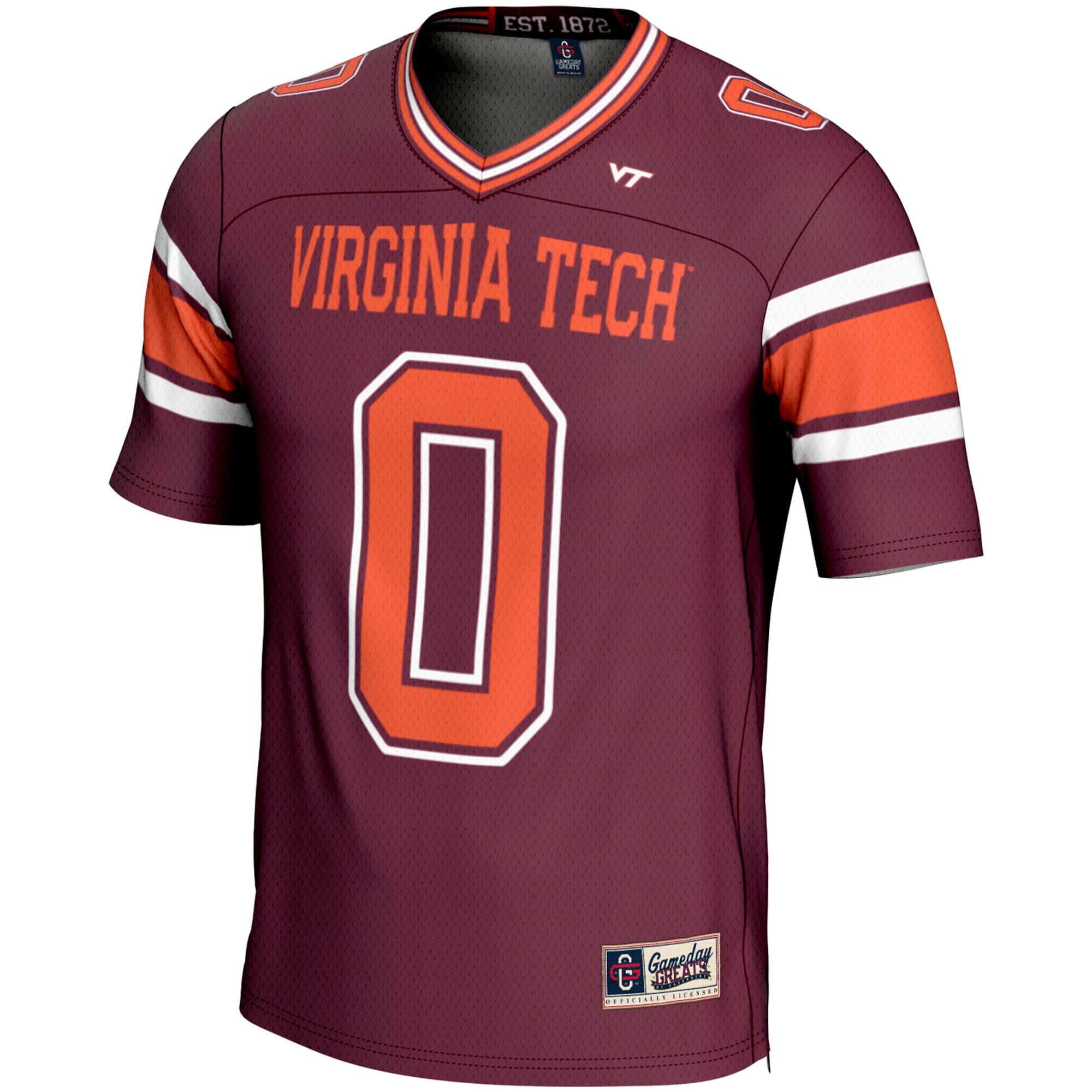 Ali Jennings Virginia Tech Hokies Player Football Jersey Maroon - front view
