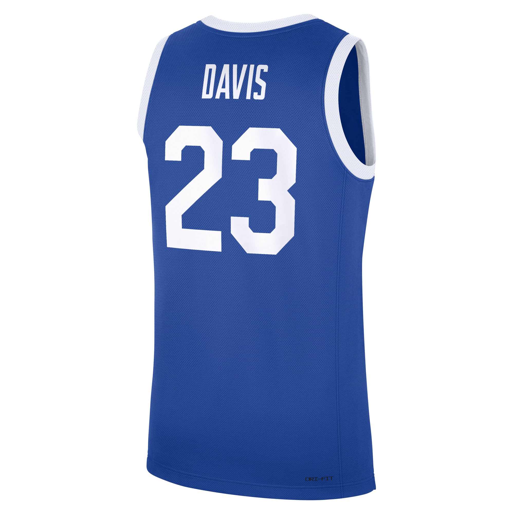 Anthony Davis Kentucky Wildcats Road Basketball Jersey Royal - back view