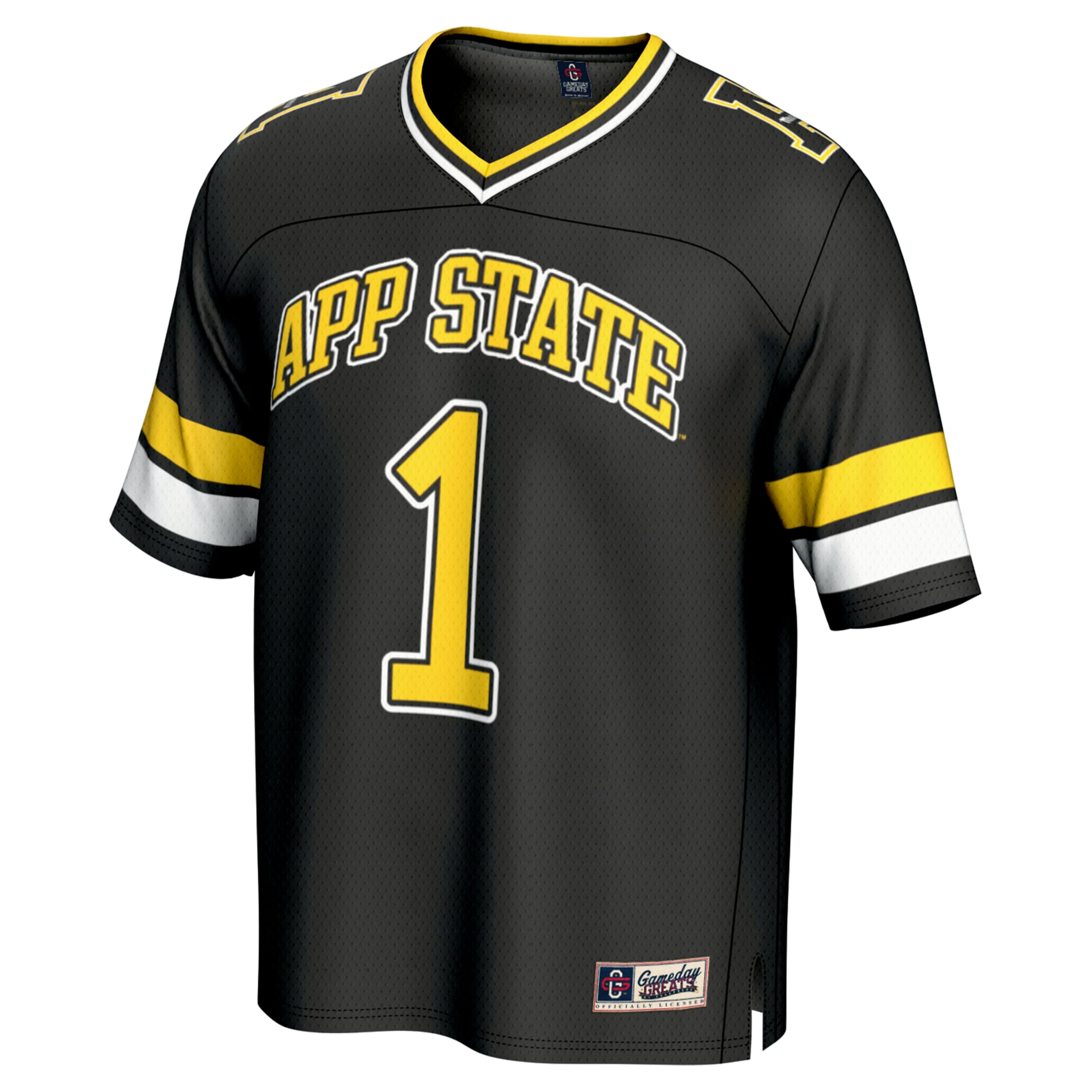 #1 Appalachian State Mountaineers Unisex Lightweight Collegiate Football Fashion - front view