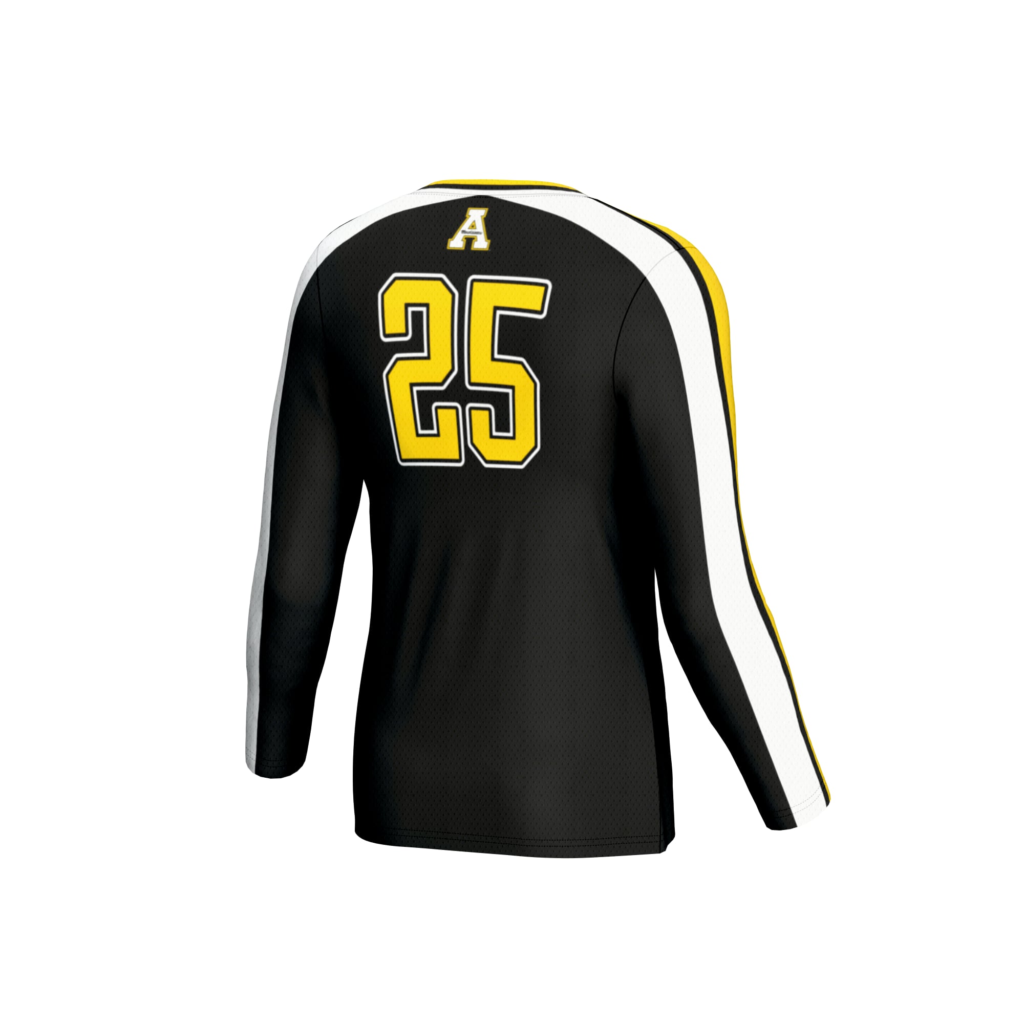 Appalachian State Mountaineers Unisex Women's Volleyball Lightweight Fashion Jersey - back view