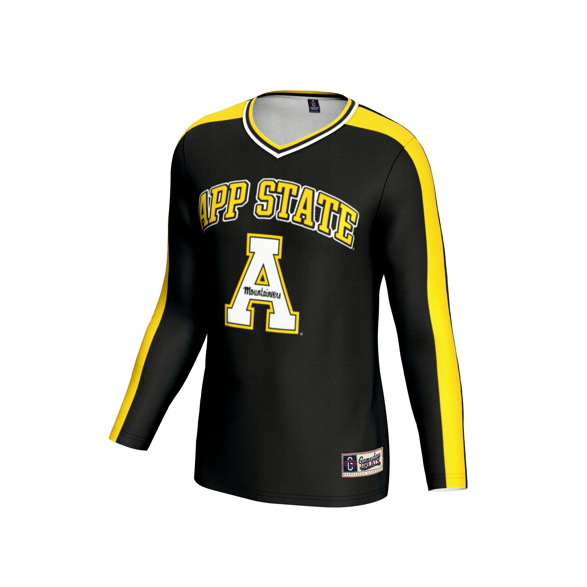 Appalachian State Mountaineers Unisex Women's Volleyball Lightweight Fashion Jersey - front view