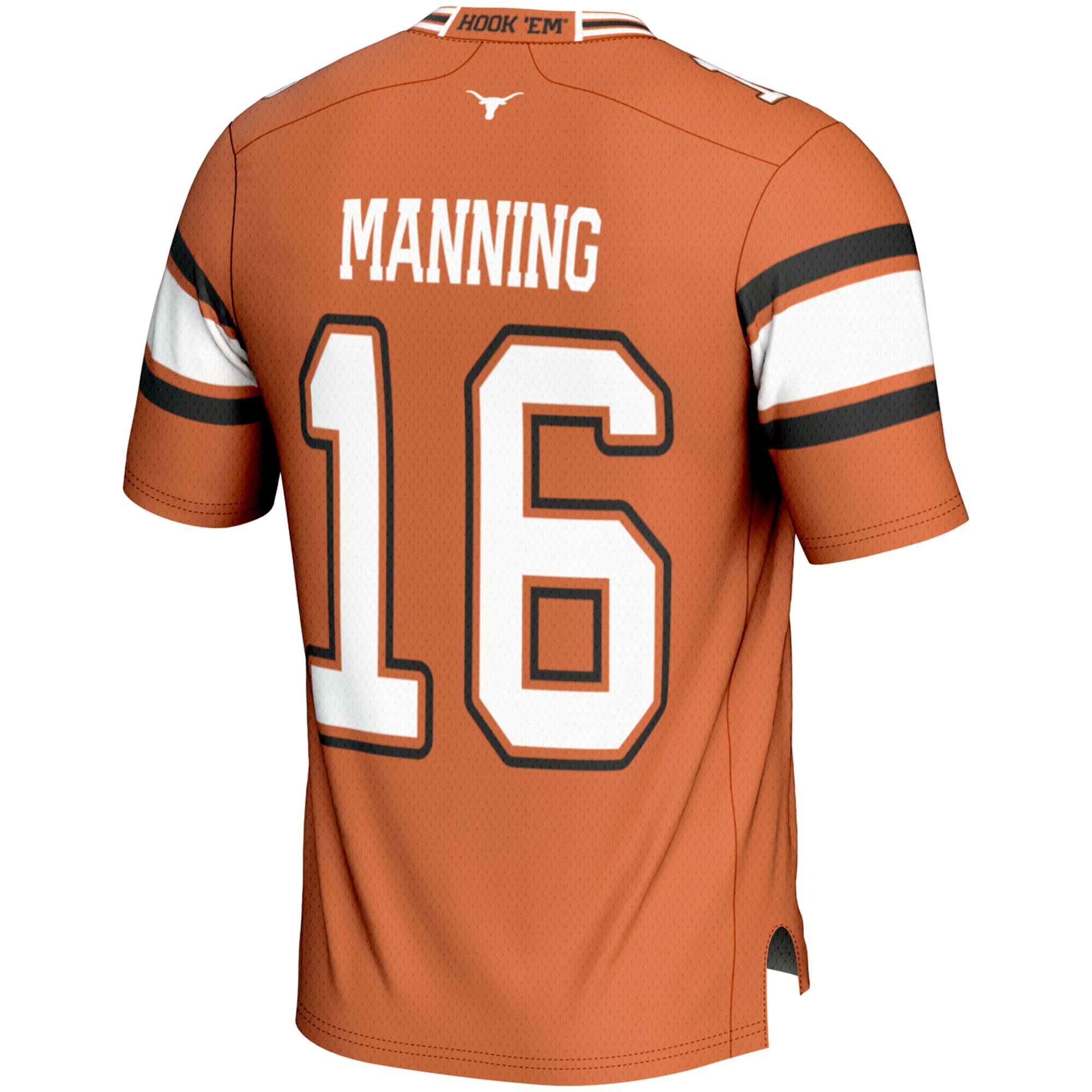 Arch Manning Texas Longhorns Player Football Jersey Texas Orange - back view
