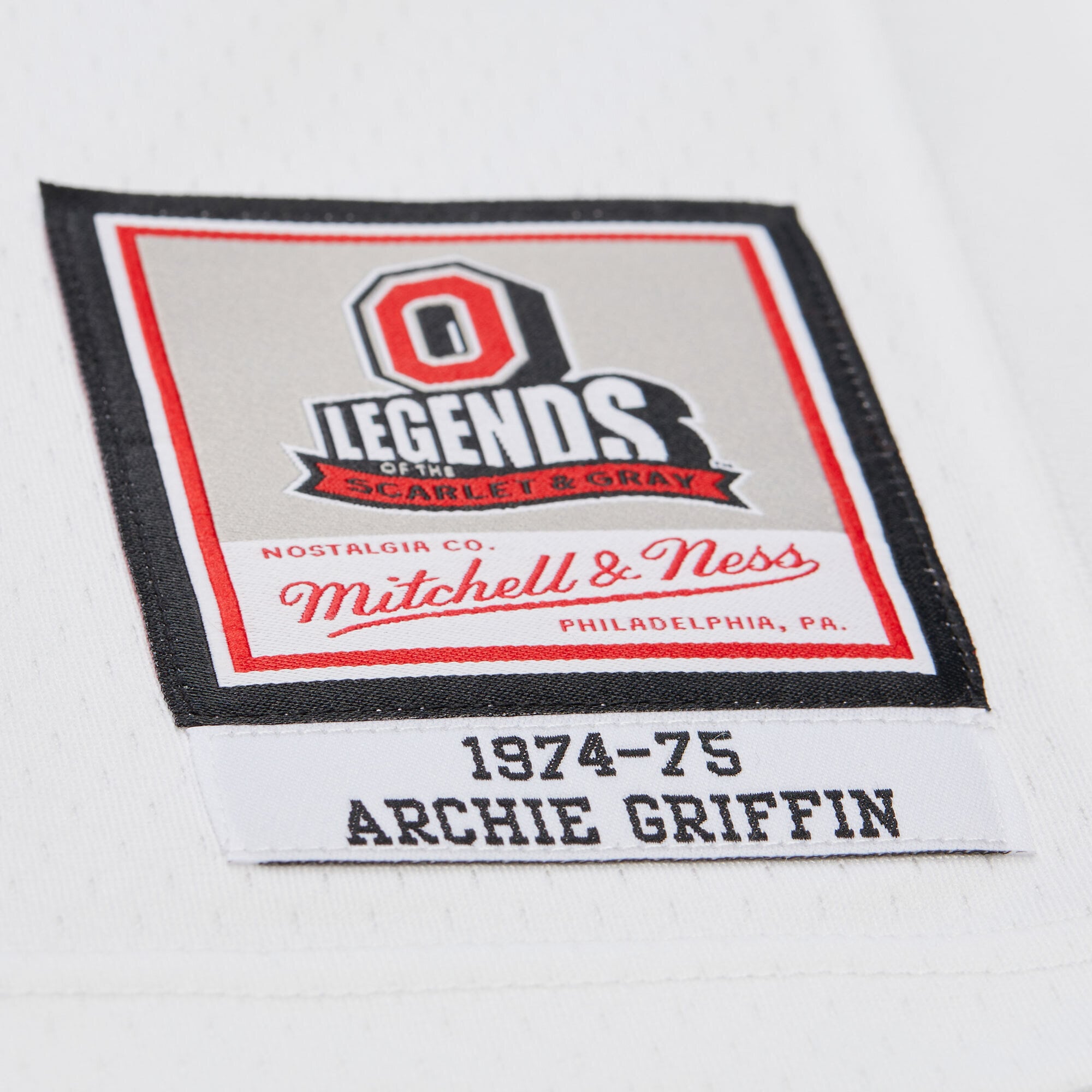 Archie Griffin Ohio State Buckeyes 1975 Jersey White - detail view 2