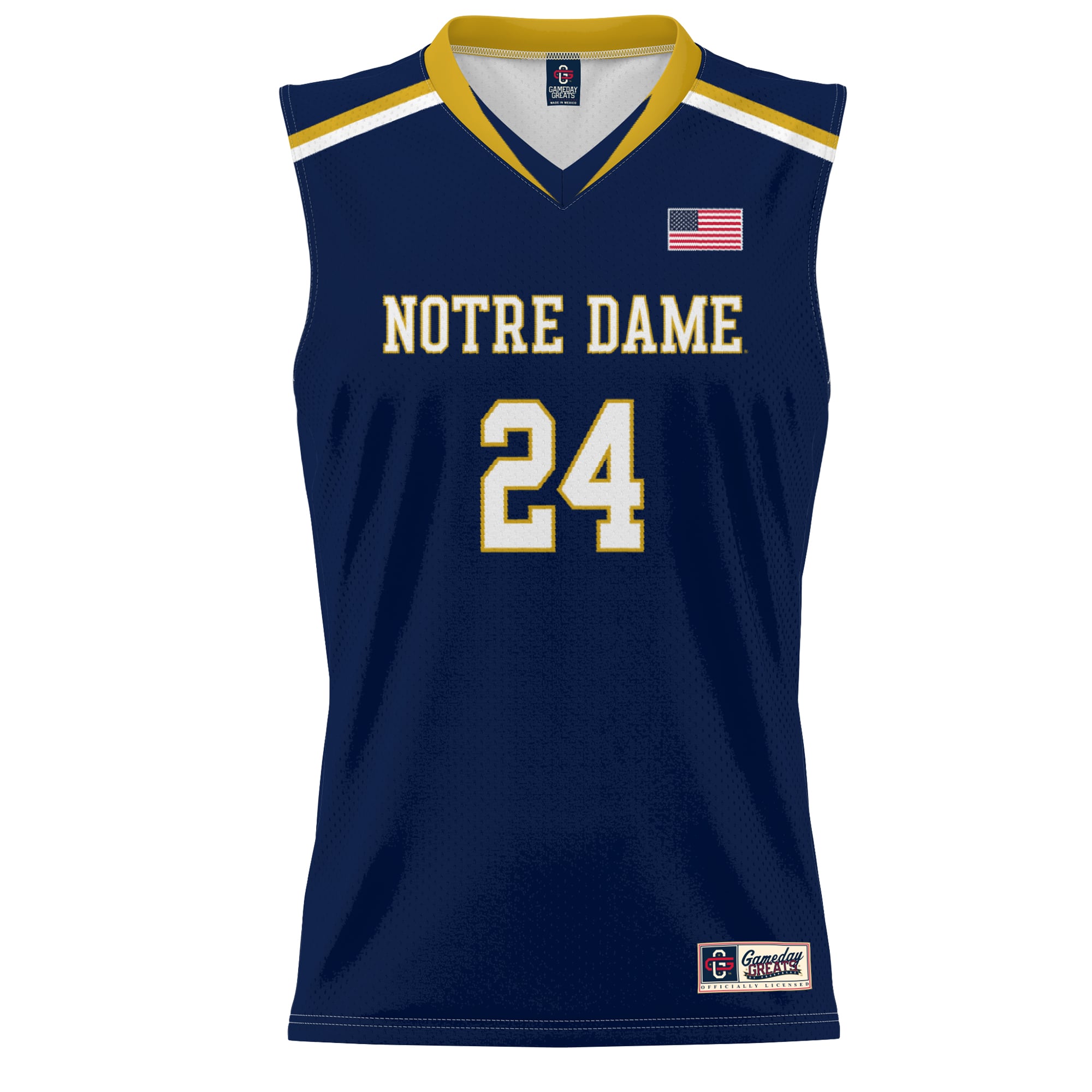 Arike Ogunbowale Notre Dame Fighting Irish Youth Lightweight Basketball Alumni Jersey - front view
