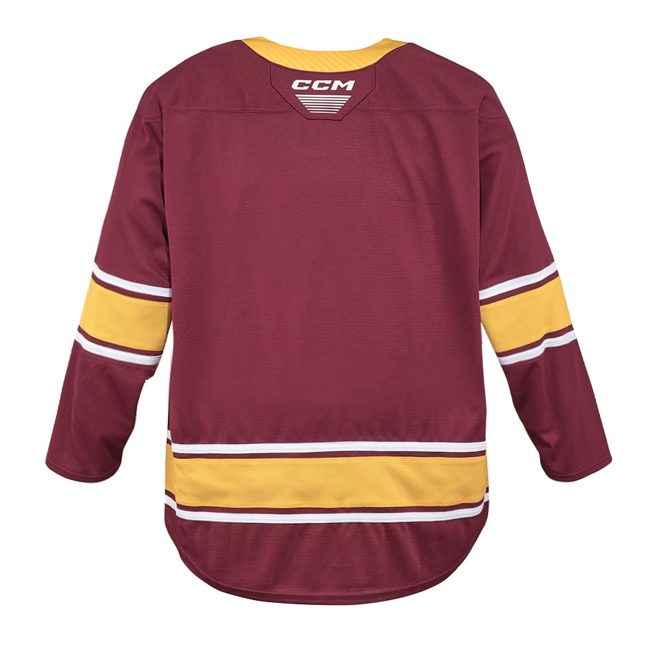 Arizona State Sun Devils Hockey Jersey - Maroon - back view