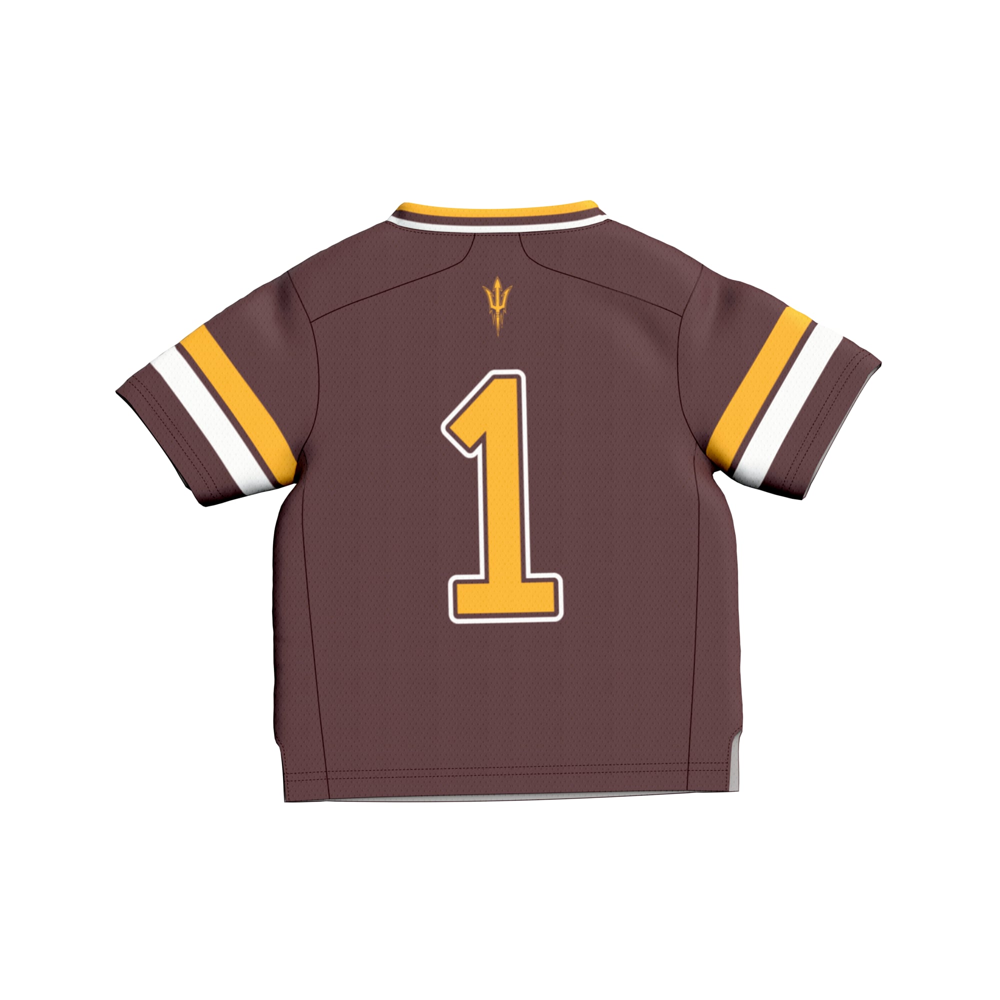 #1 Arizona State Sun Devils Infant Lightweight Collegiate Football Fashion Jersey - back view