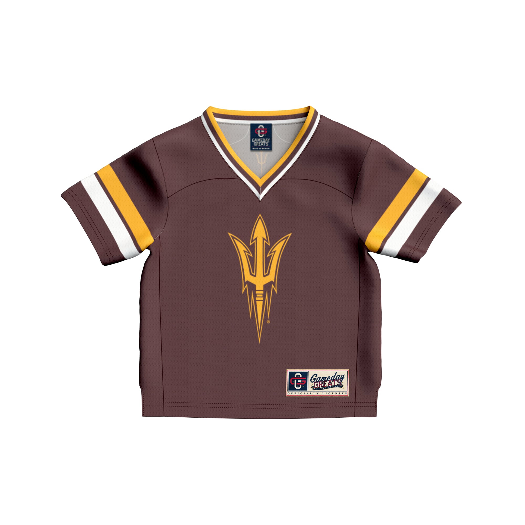#1 Arizona State Sun Devils Infant Lightweight Collegiate Football Fashion Jersey - front view