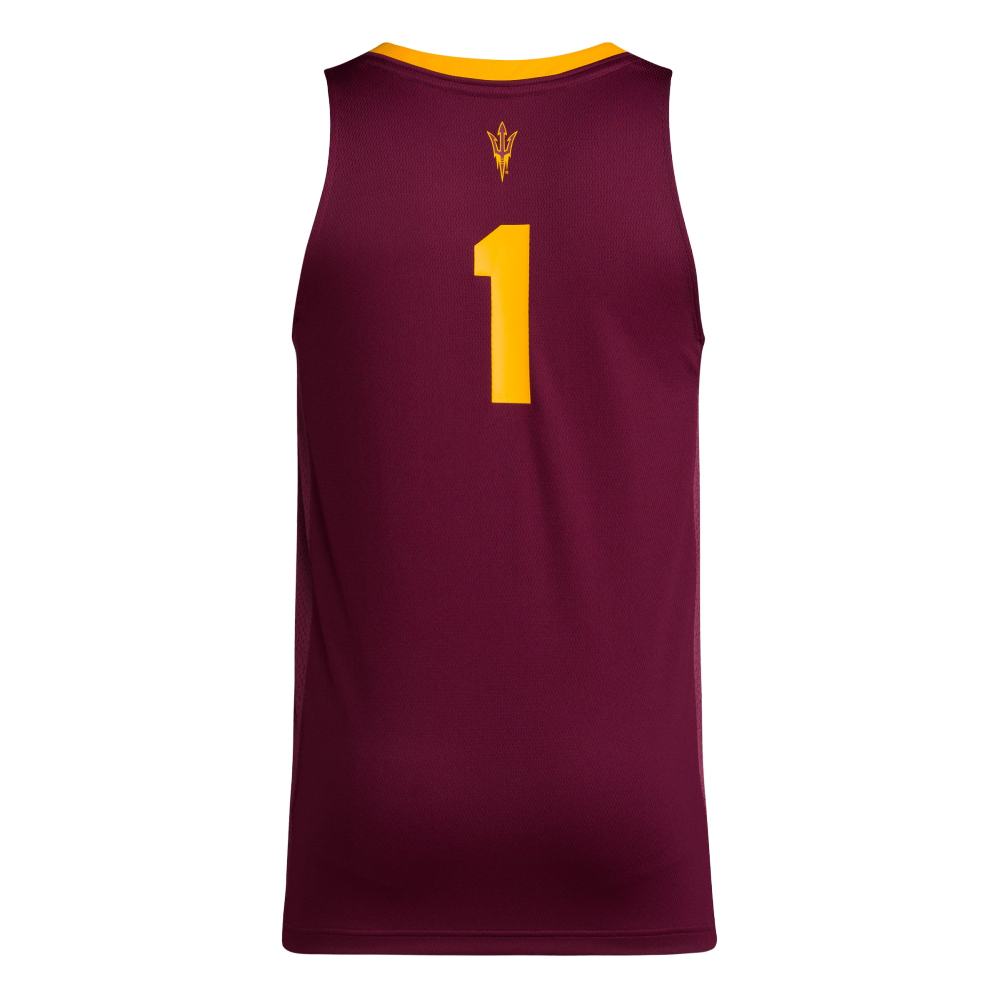 #1 Arizona State Sun Devils Jersey Maroon - back view