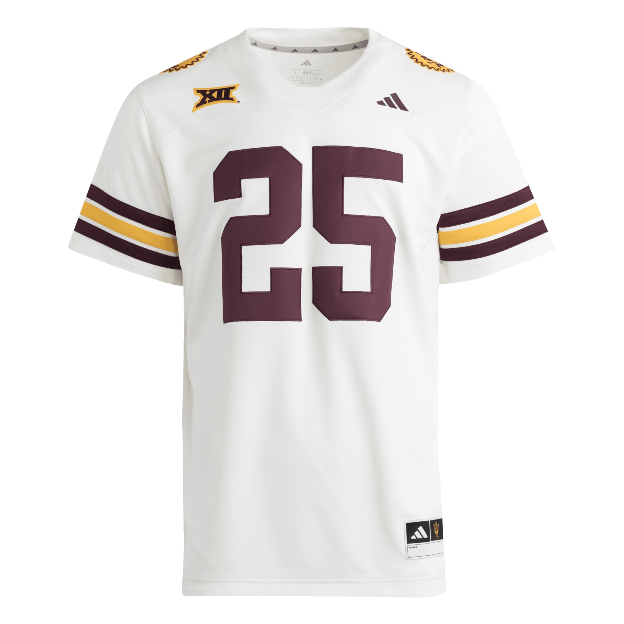 #25 Arizona State Sun Devils Strategy Jersey White - front view