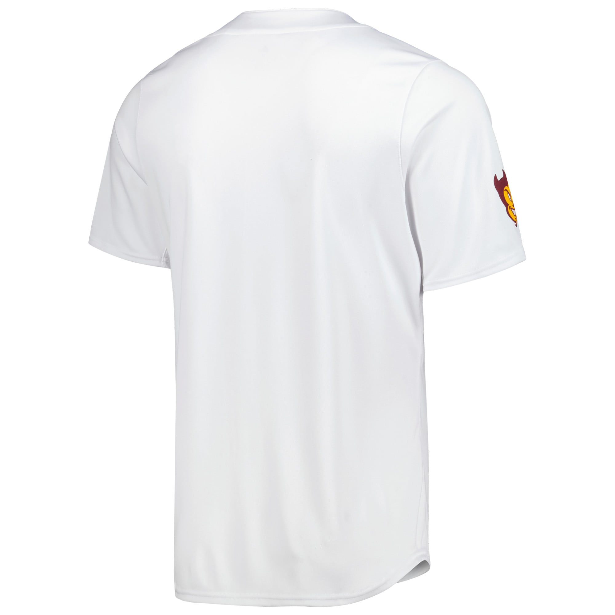 Arizona State Sun Devils Team Baseball Jersey White - back view