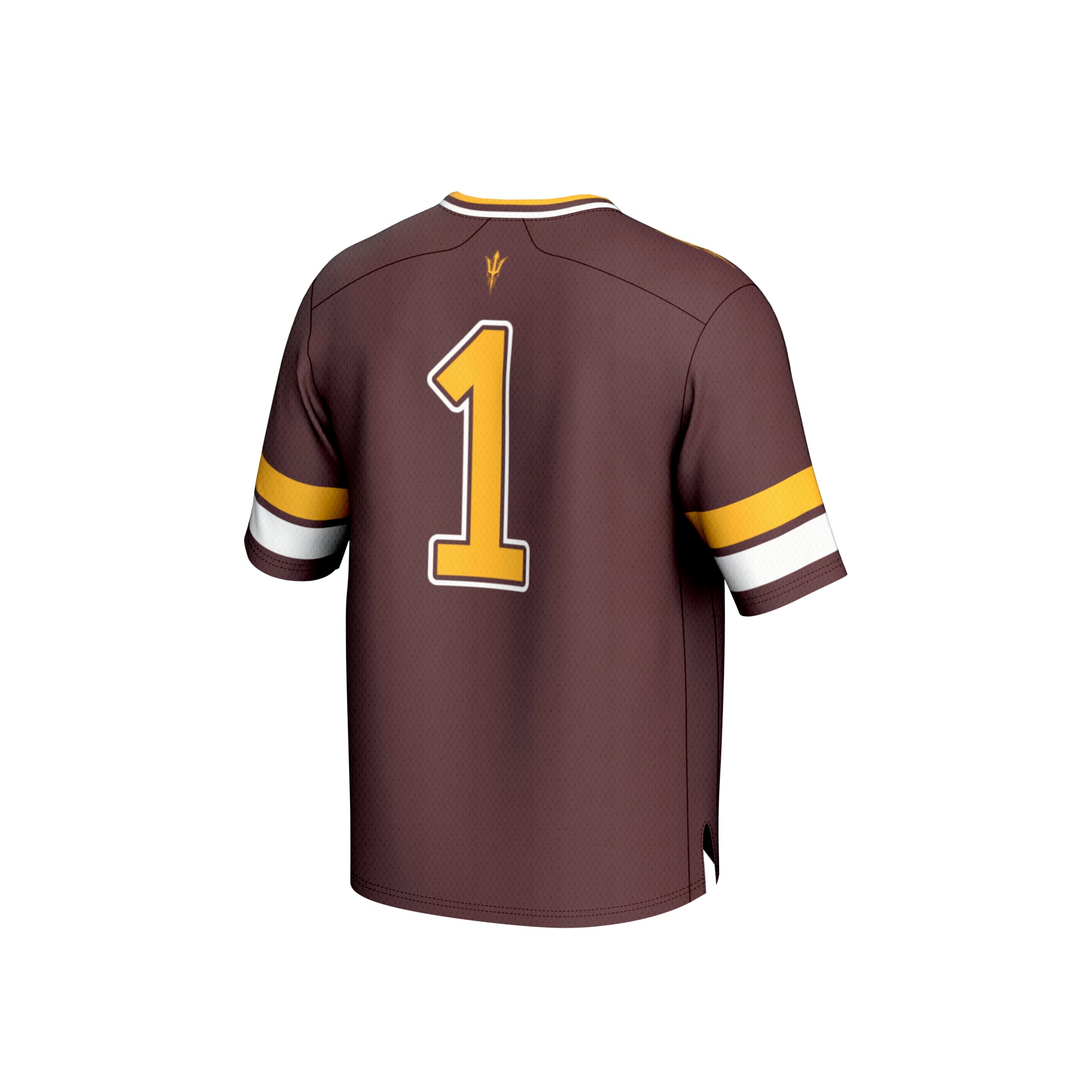 #1 Arizona State Sun Devils Unisex Lightweight Collegiate Football Fashion Jersey - back view
