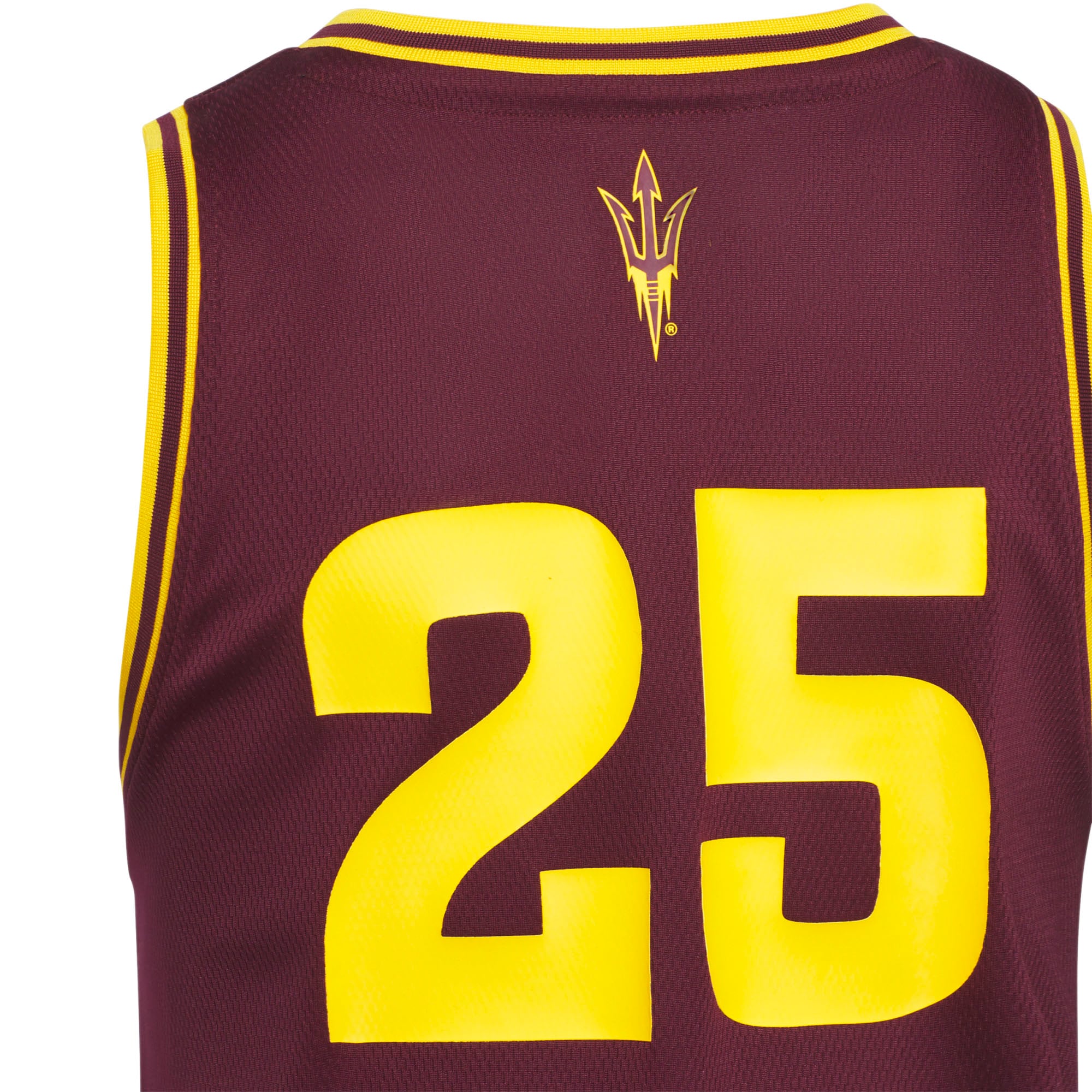 #25 Arizona State Sun Devils Youth Jersey Maroon - detail view 1