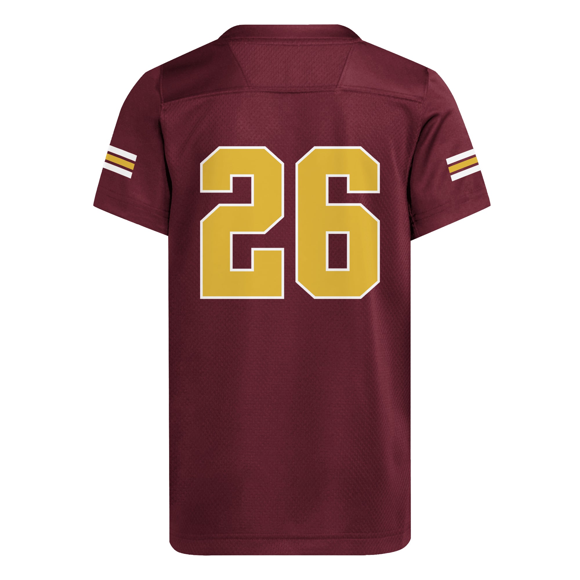 #26 Arizona State Sun Devils Youth Roses & Devils Strategy Football Jersey Maroon - back view