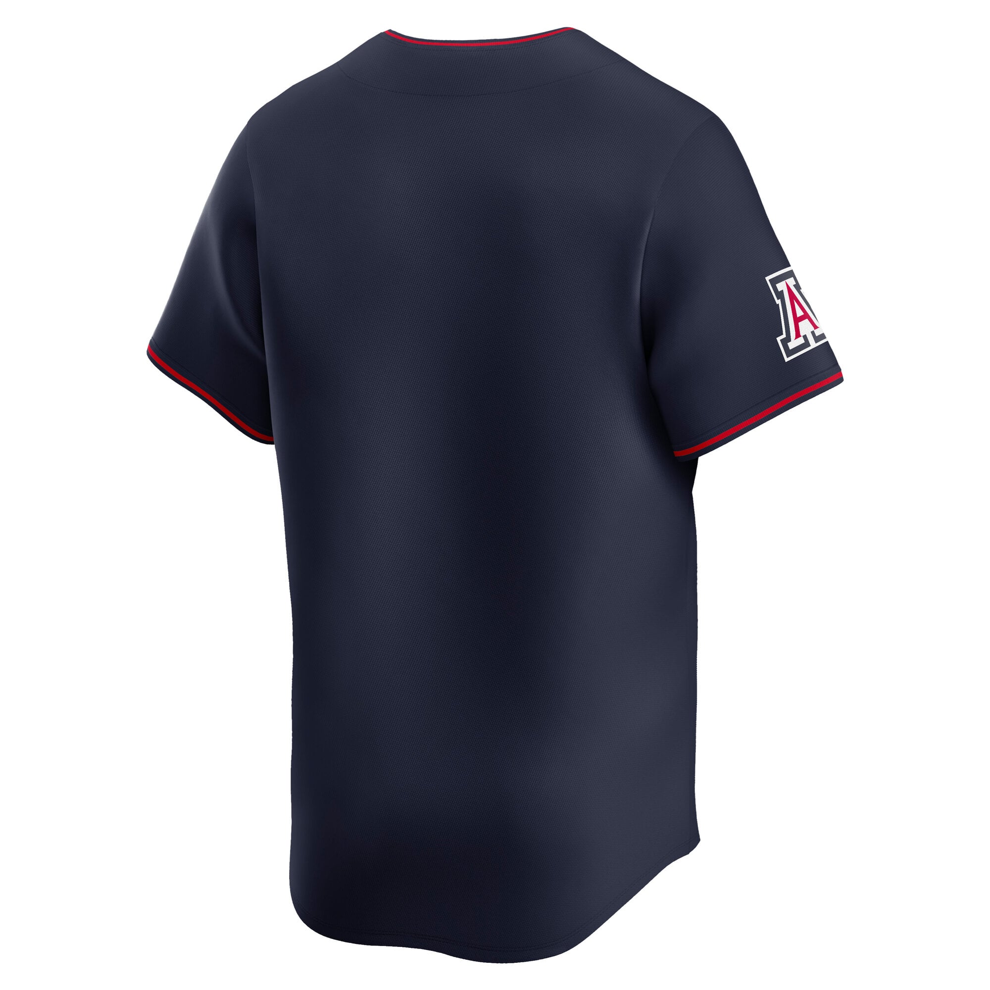 Arizona Wildcats Baseball Jersey Navy - back view