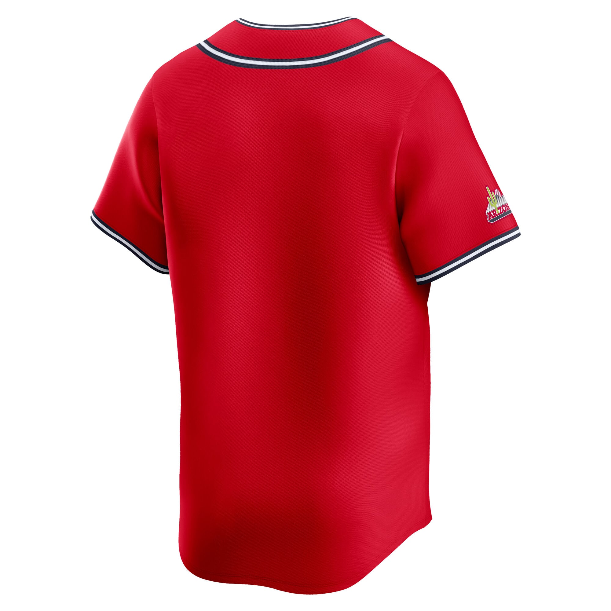 Arizona Wildcats Baseball Jersey Red - back view