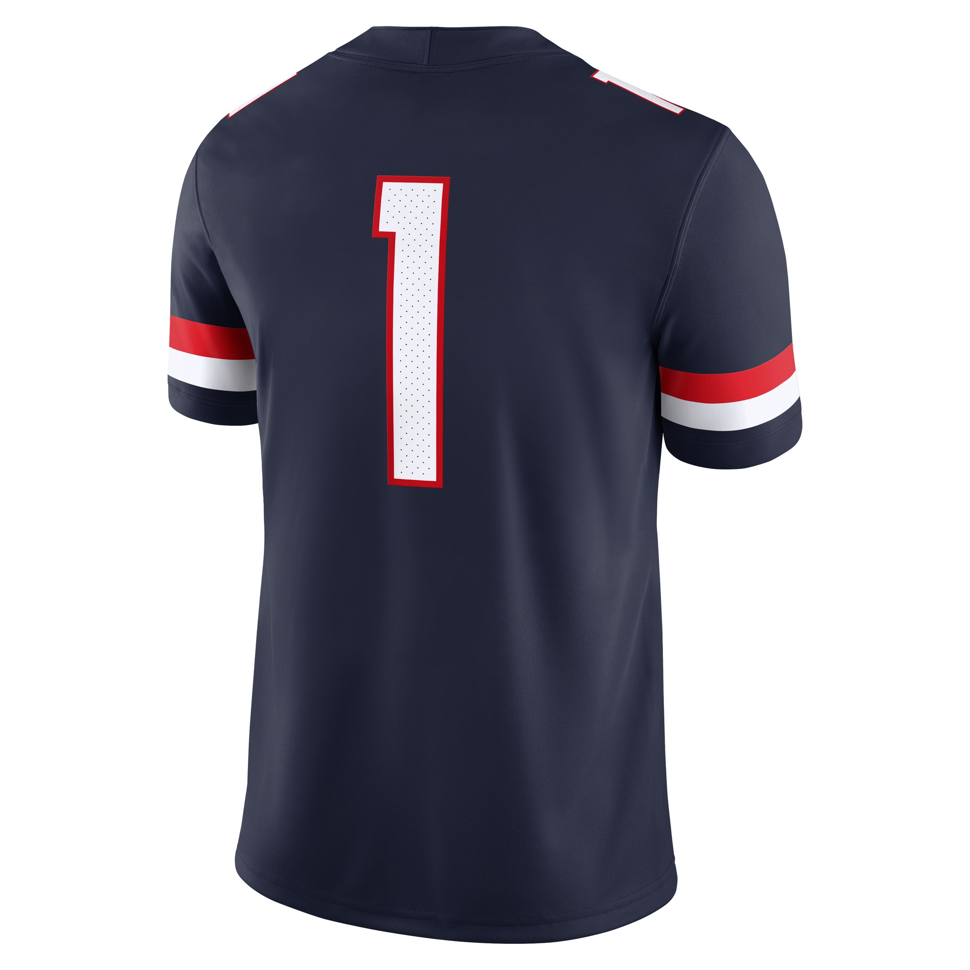 #1 Arizona Wildcats Home Football Jersey Navy - back view