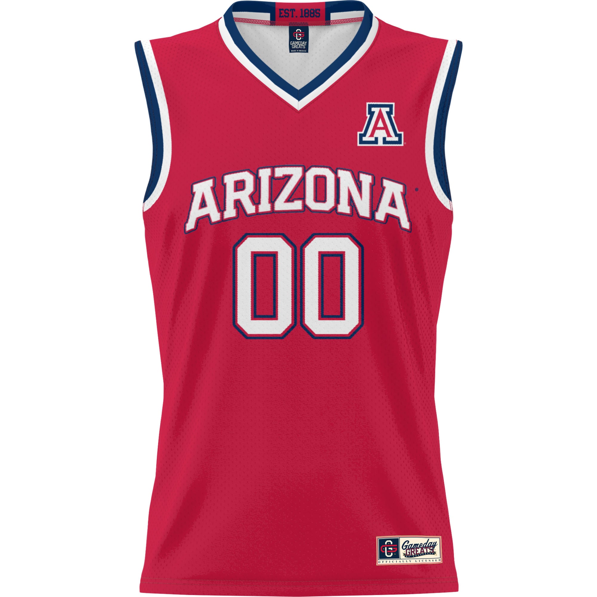 Arizona Wildcats Youth Lightweight Men's Basketball Jersey Red - front view