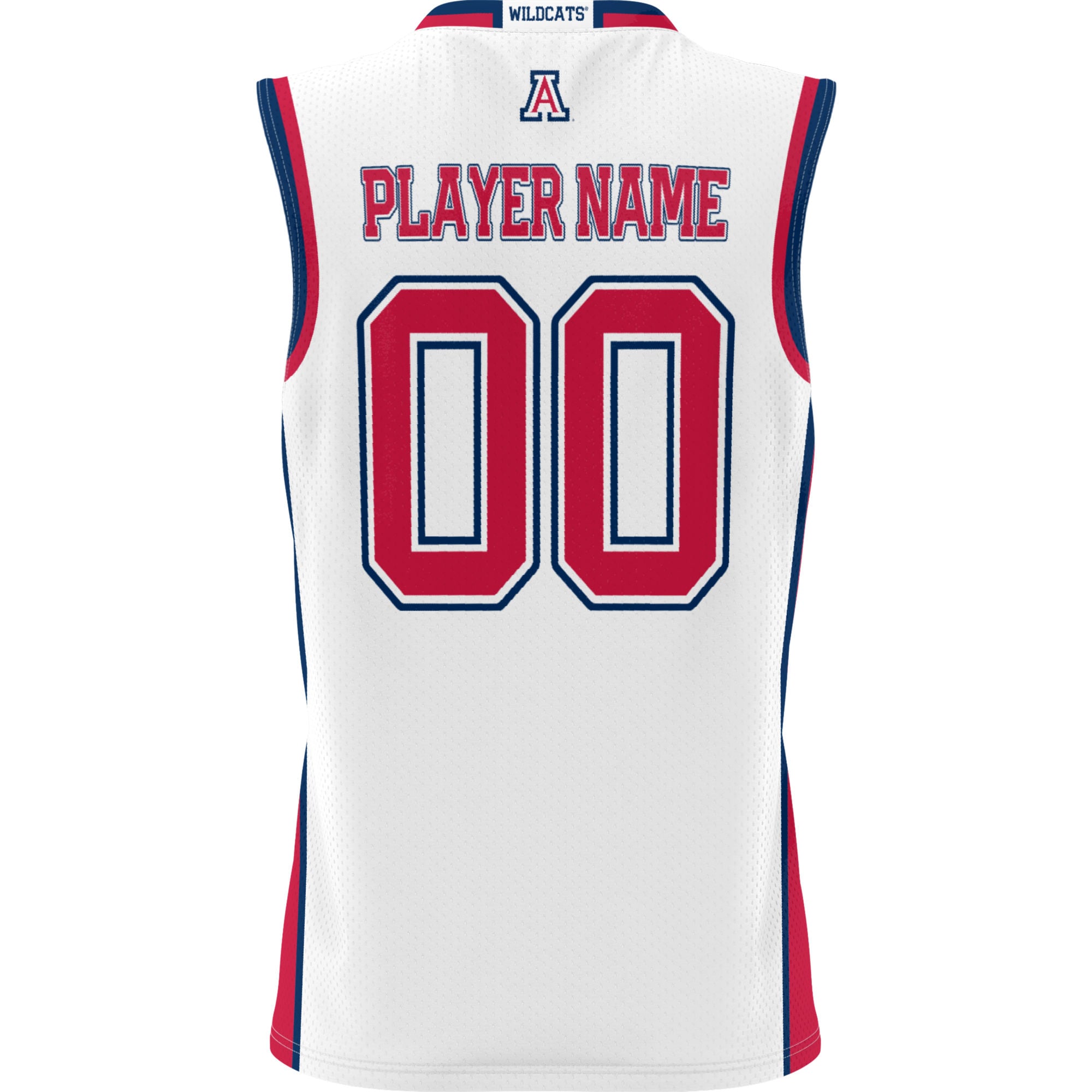 Arizona Wildcats Men's Basketball Jersey White - back view