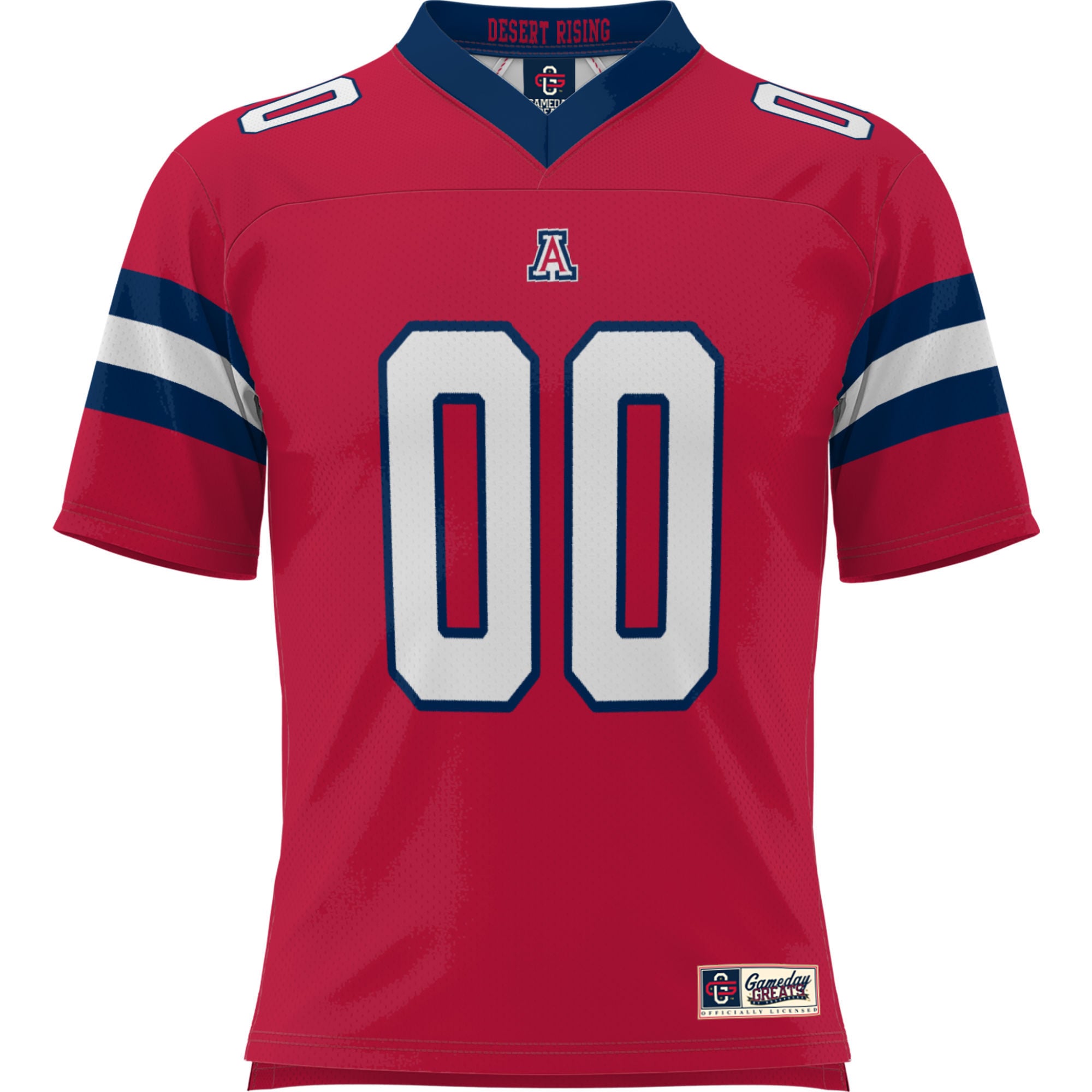 Arizona Wildcats Youth Football Jersey Red - front view