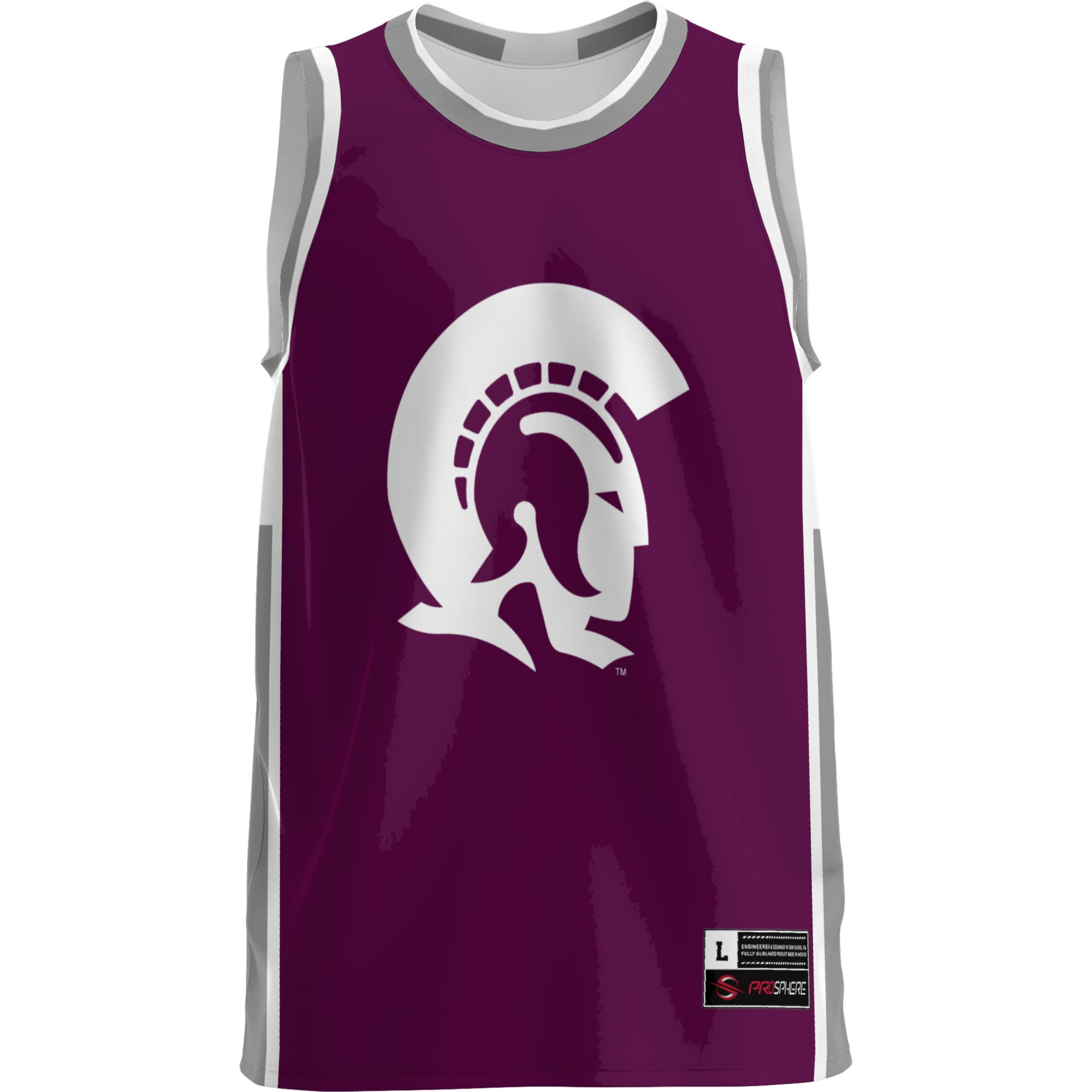 Arkansas Little Rock Trojans Lightweight Basketball Jersey Maroon - front view