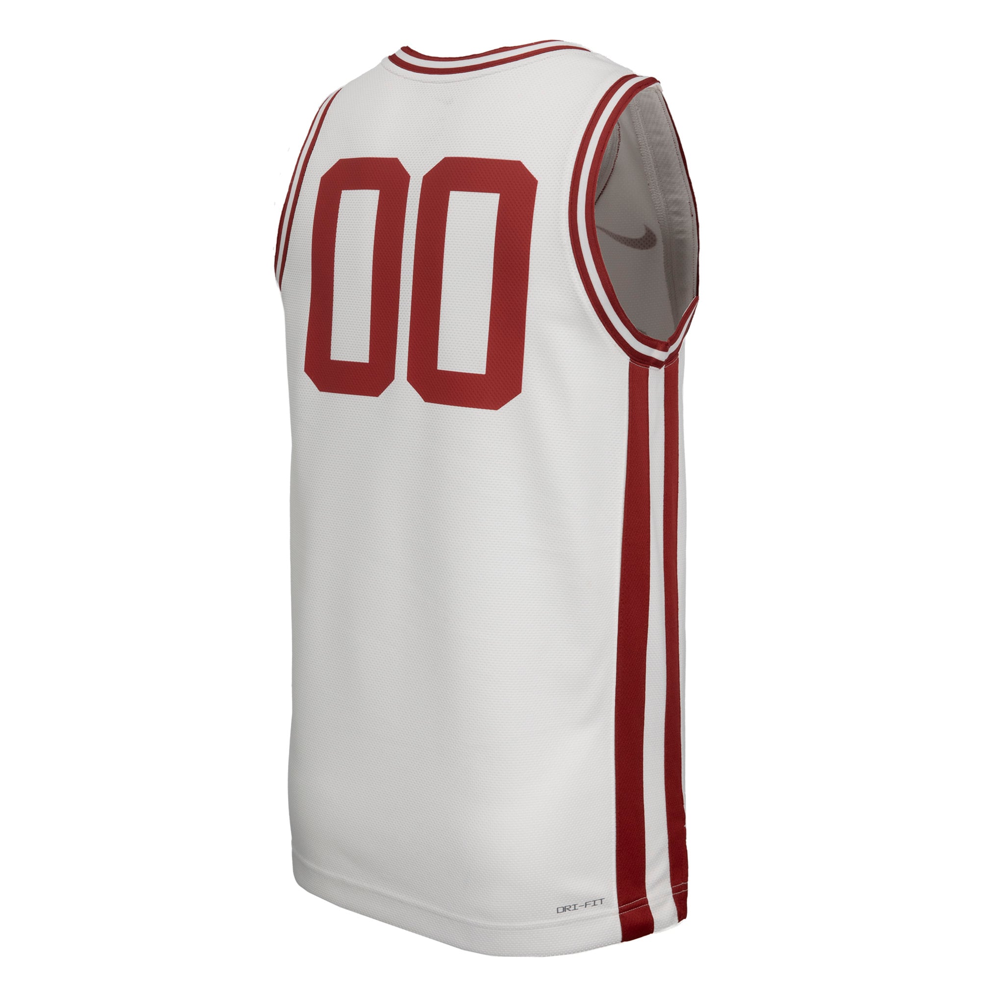 #1 Arkansas Razorbacks Basketball Jersey White - back view