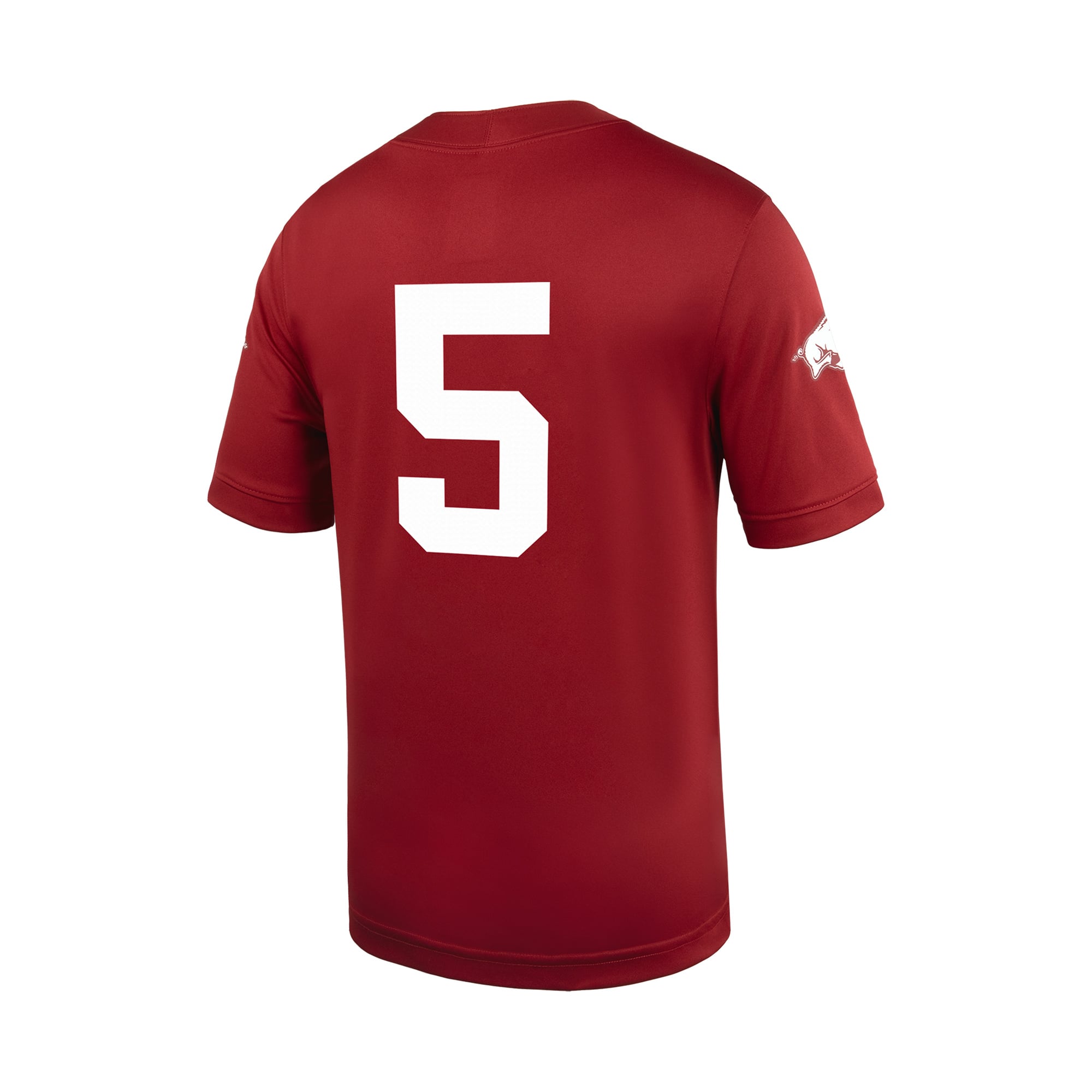 #5 Arkansas Razorbacks Football Jersey - Cardinal - back view