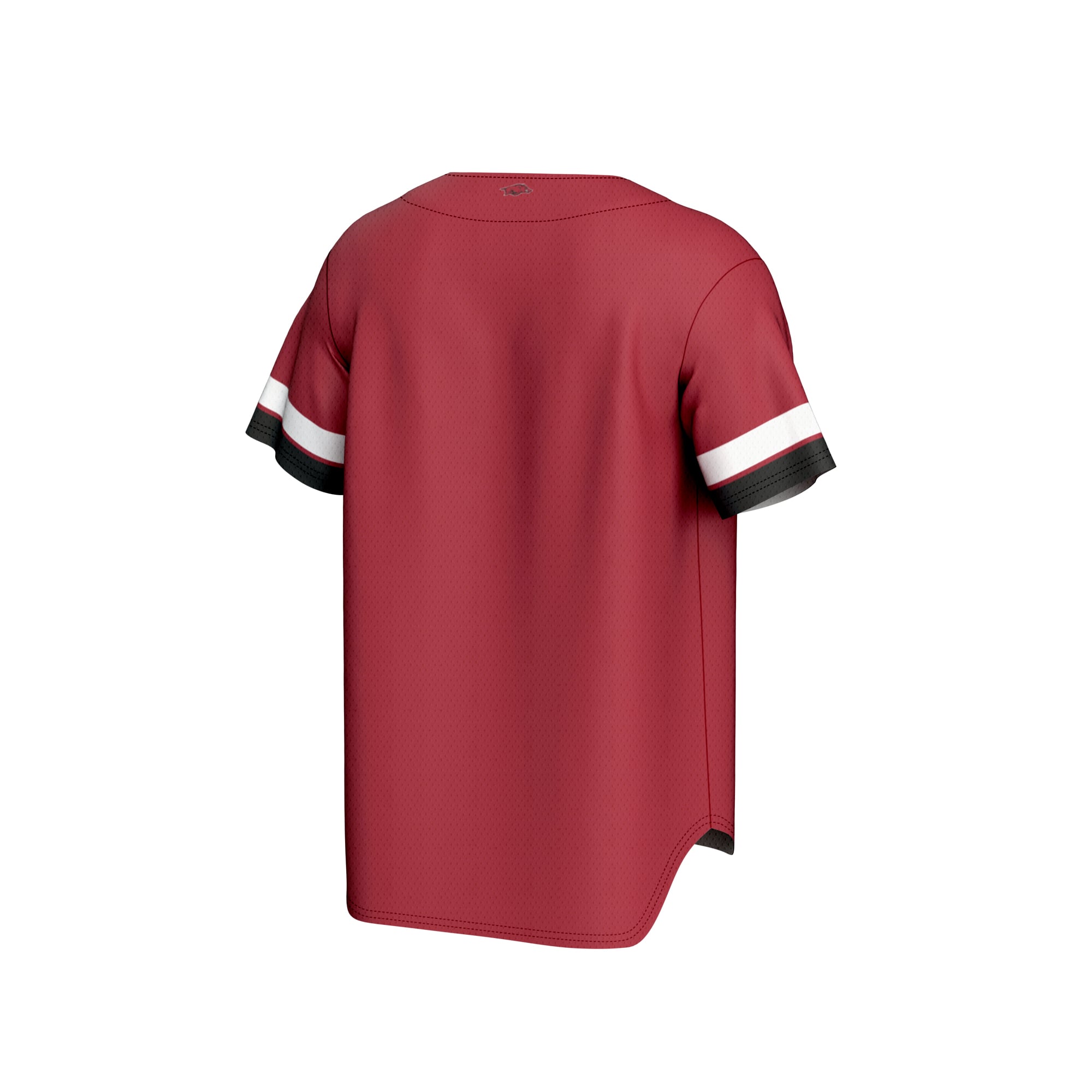 Arkansas Razorbacks Unisex Spirit Baseball Jersey Crimson - back view
