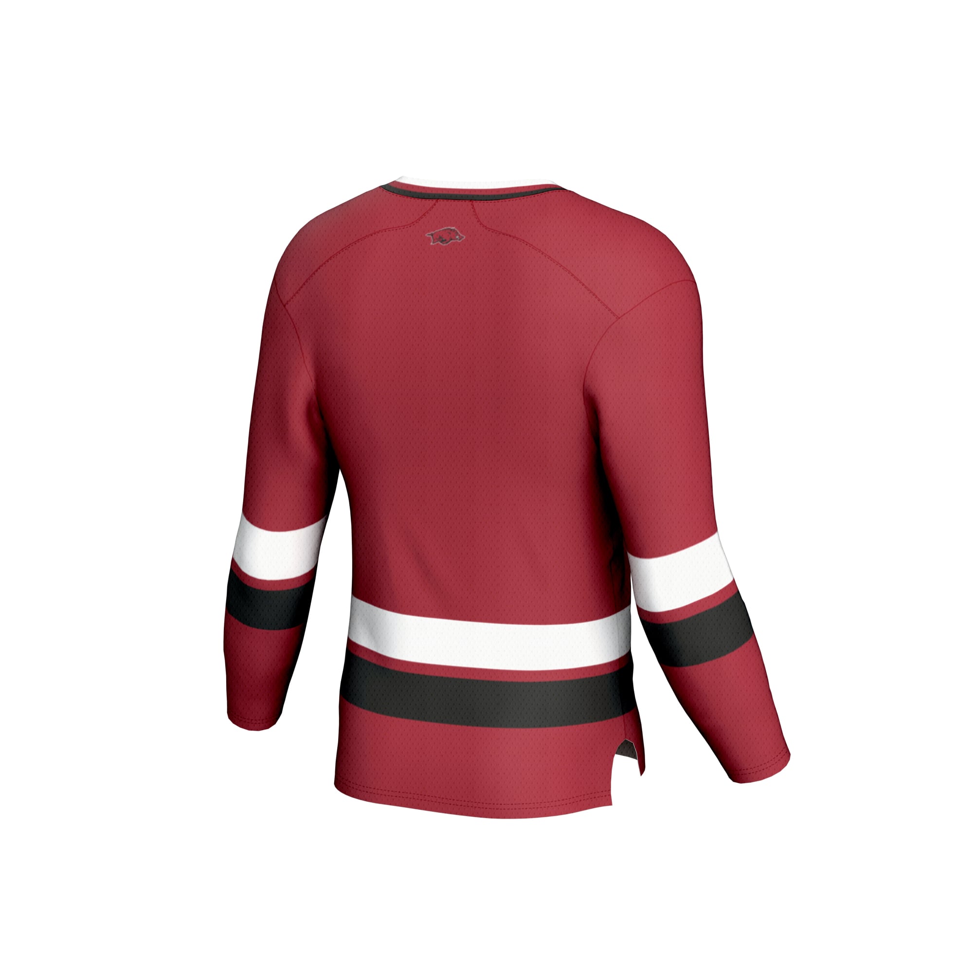 Arkansas Razorbacks Unisex Spirit Hockey Jersey Cardinal - back view