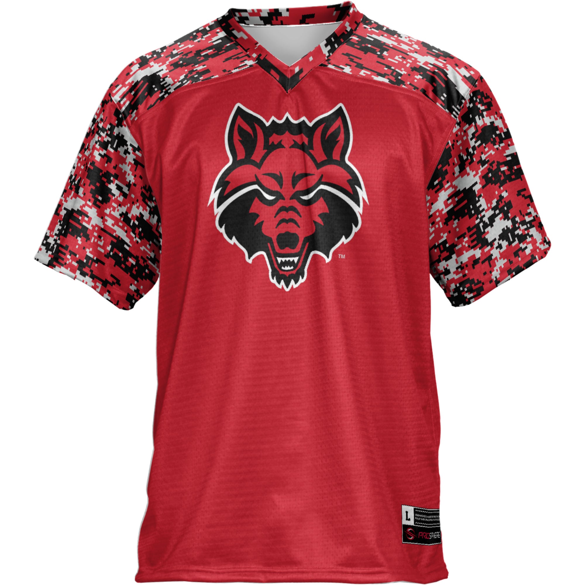 Arkansas State Red Wolves Football Jersey Scarlet - front view