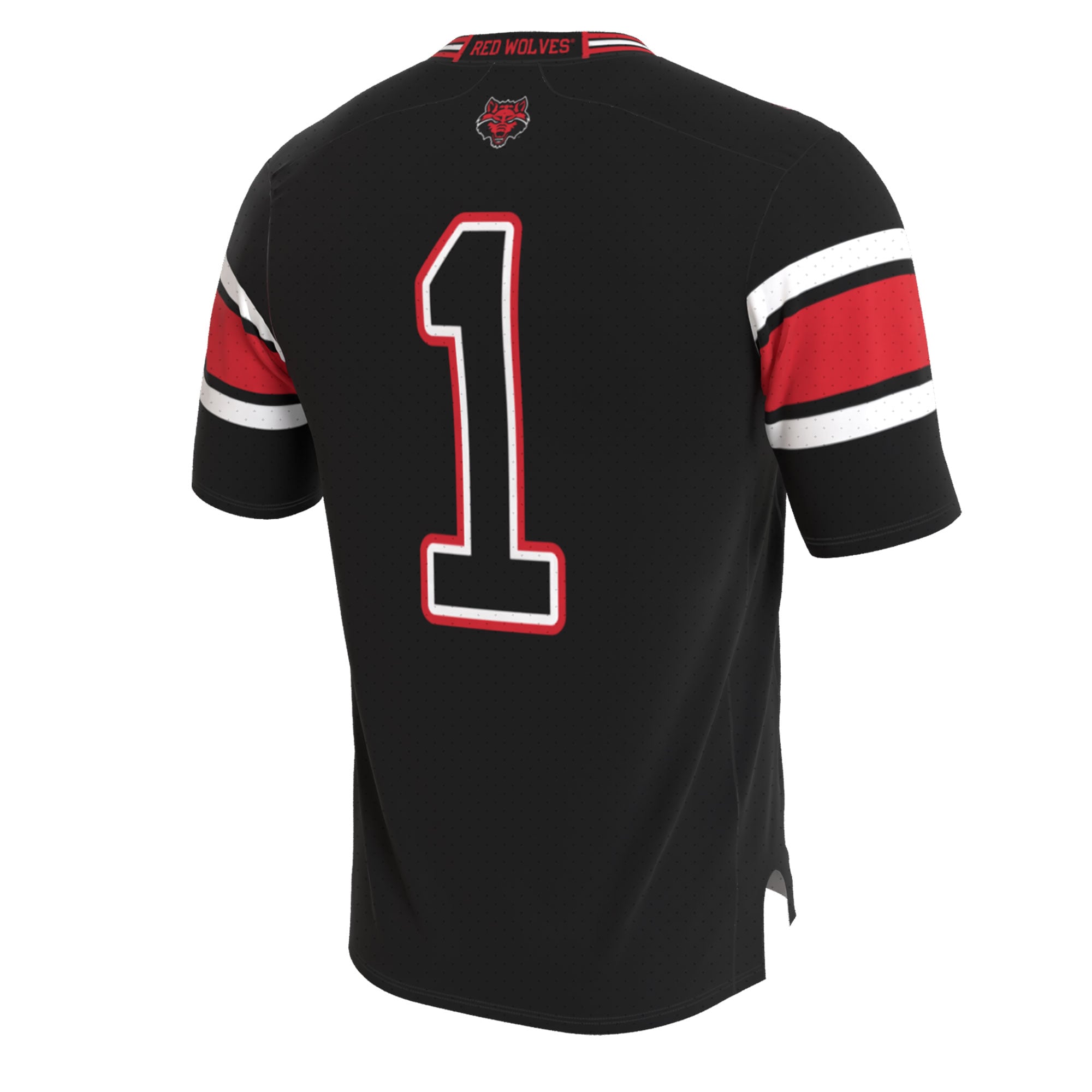 Arkansas State Red Wolves Unisex Lightweight Collegiate Football Blackout Fashion - back view