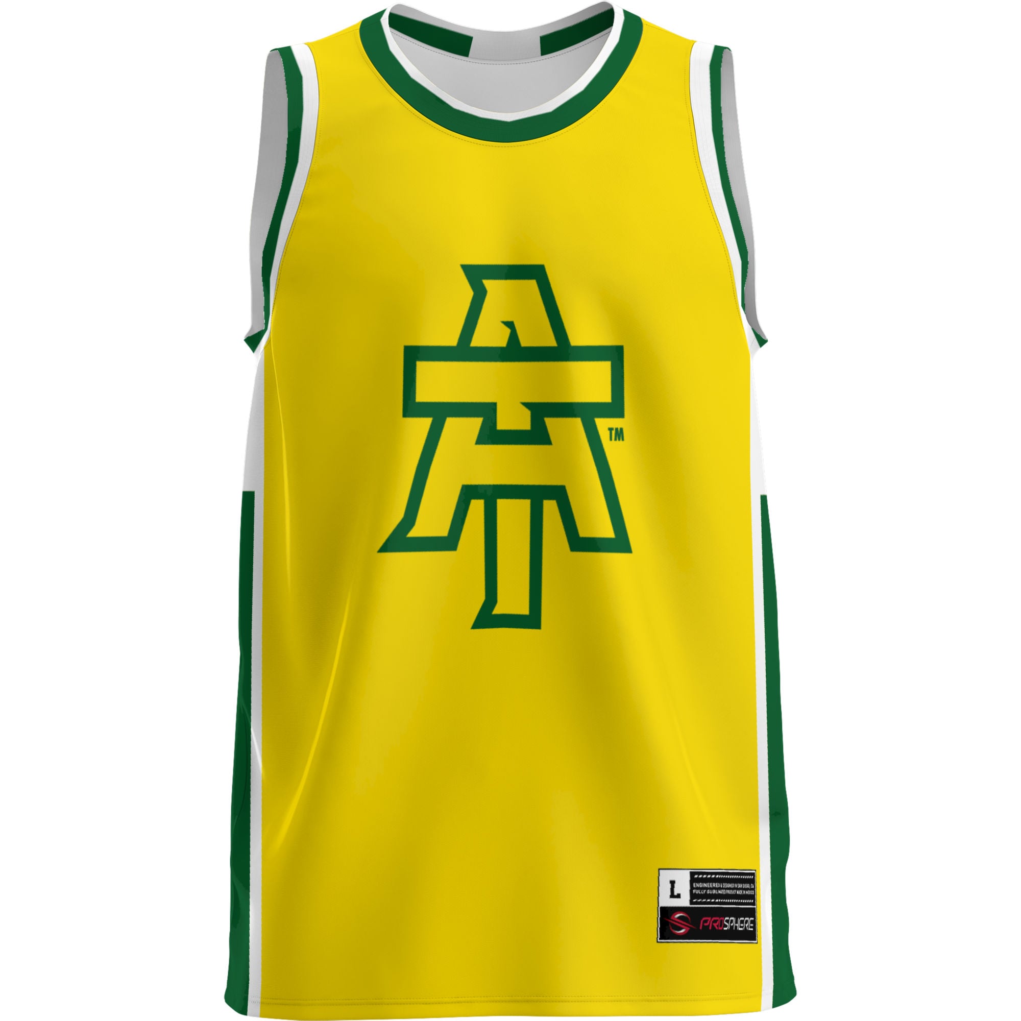 Arkansas Tech Lightweight Basketball Jersey Green - front view