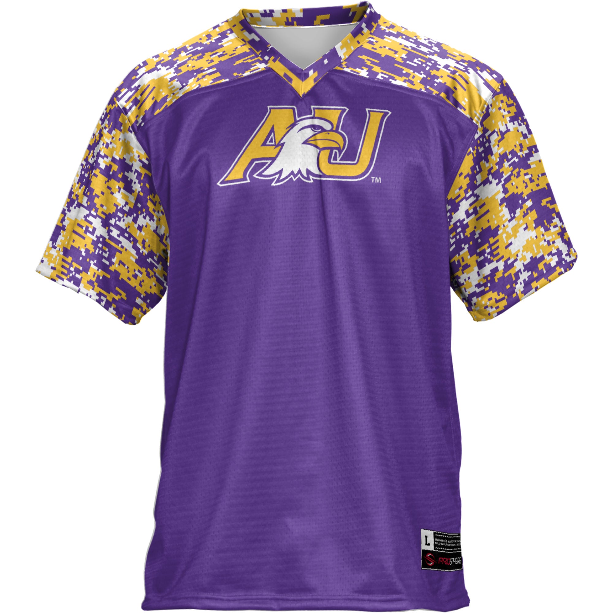 Ashland Eagles Football Jersey Purple - front view