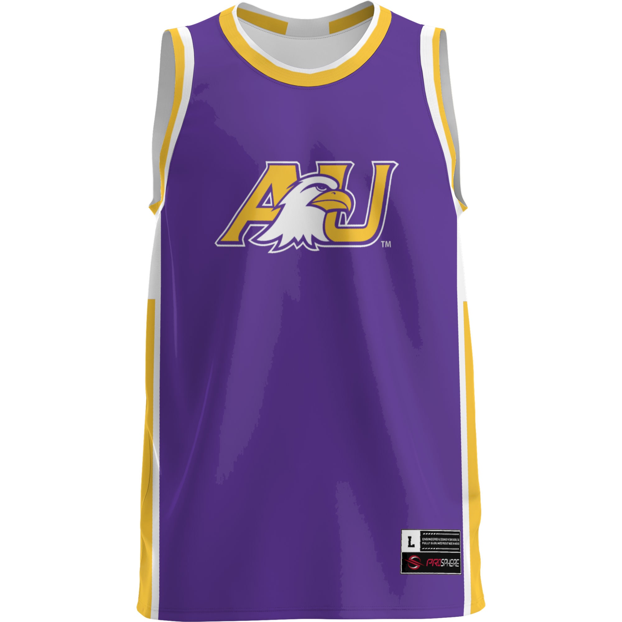 Ashland Eagles Lightweight Basketball Jersey Purple - front view