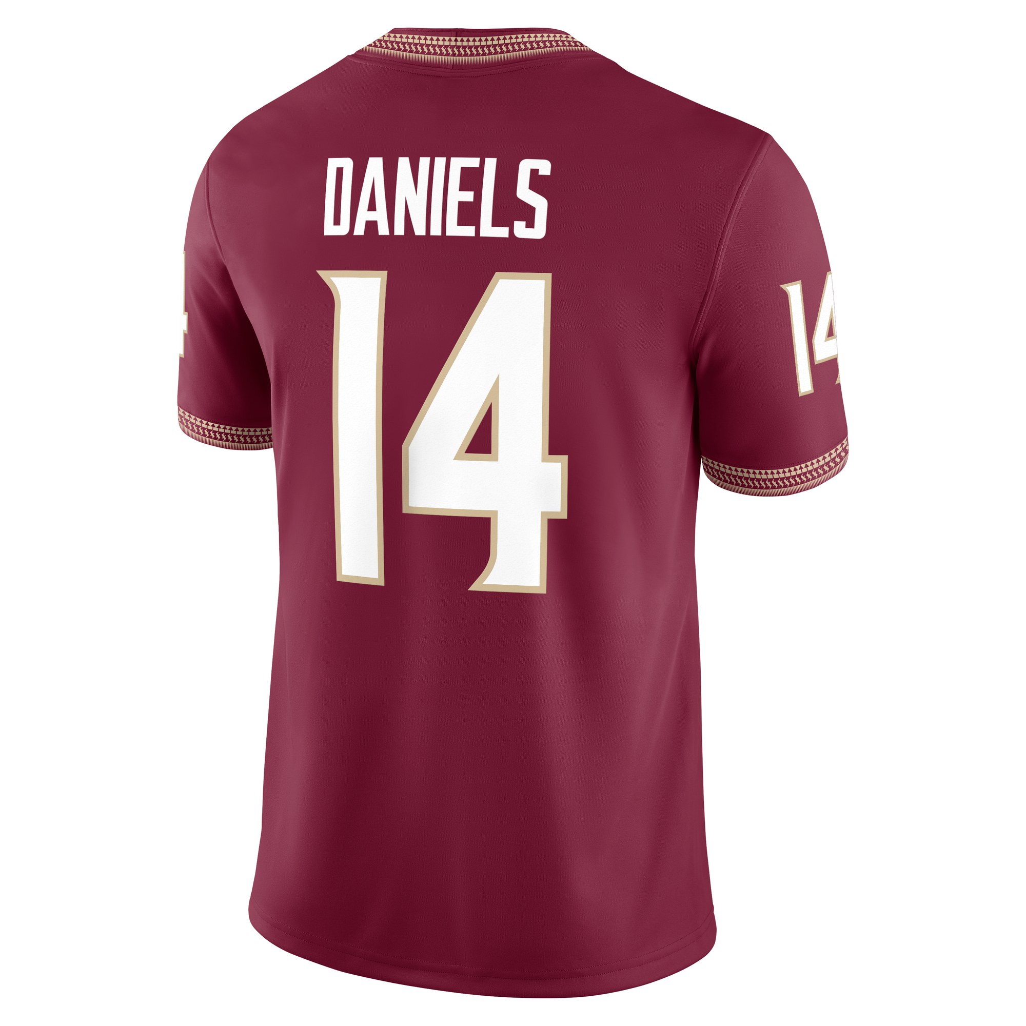 Ashton Daniels Florida State Seminoles Football Jersey Garnet - back view