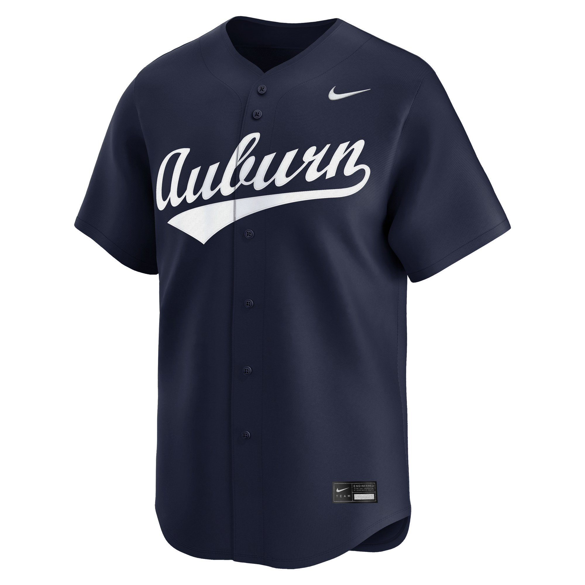Auburn Tigers Alternate Baseball Jersey Navy - front view