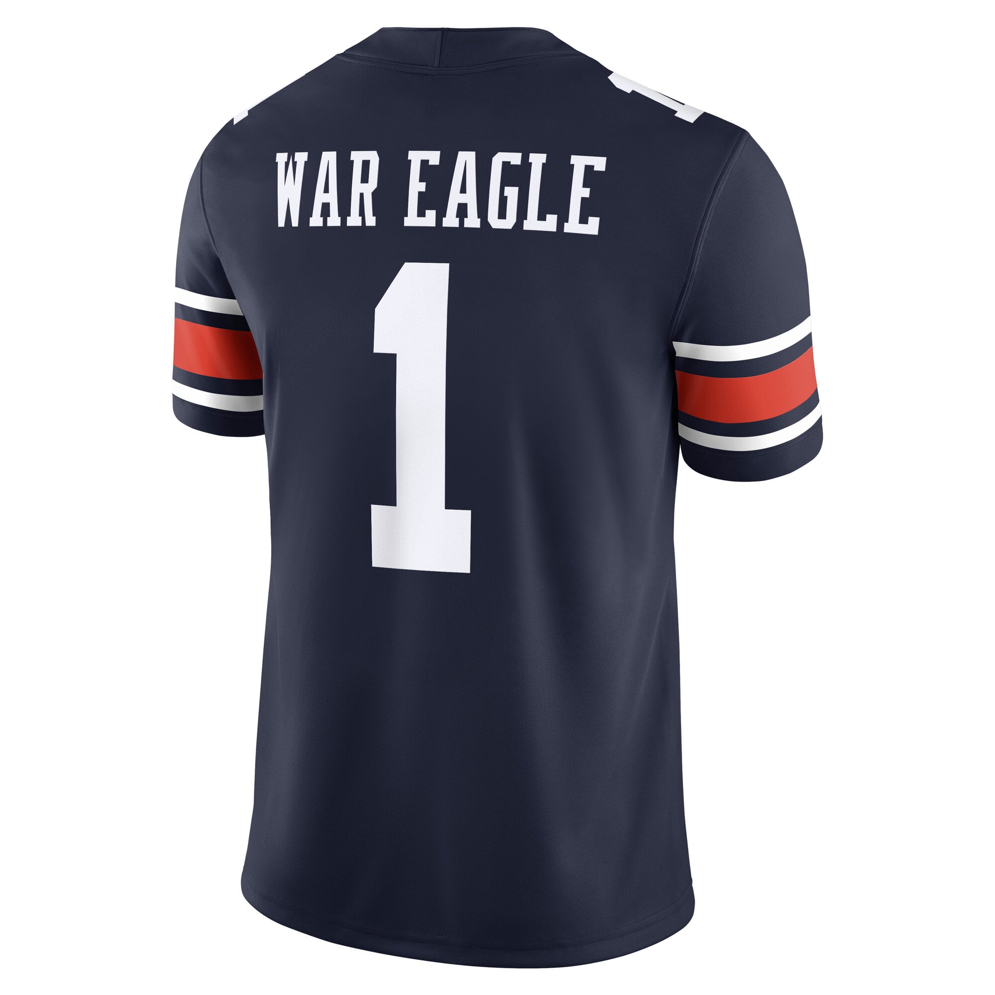 Auburn Tigers Home Football Jersey Navy - back view